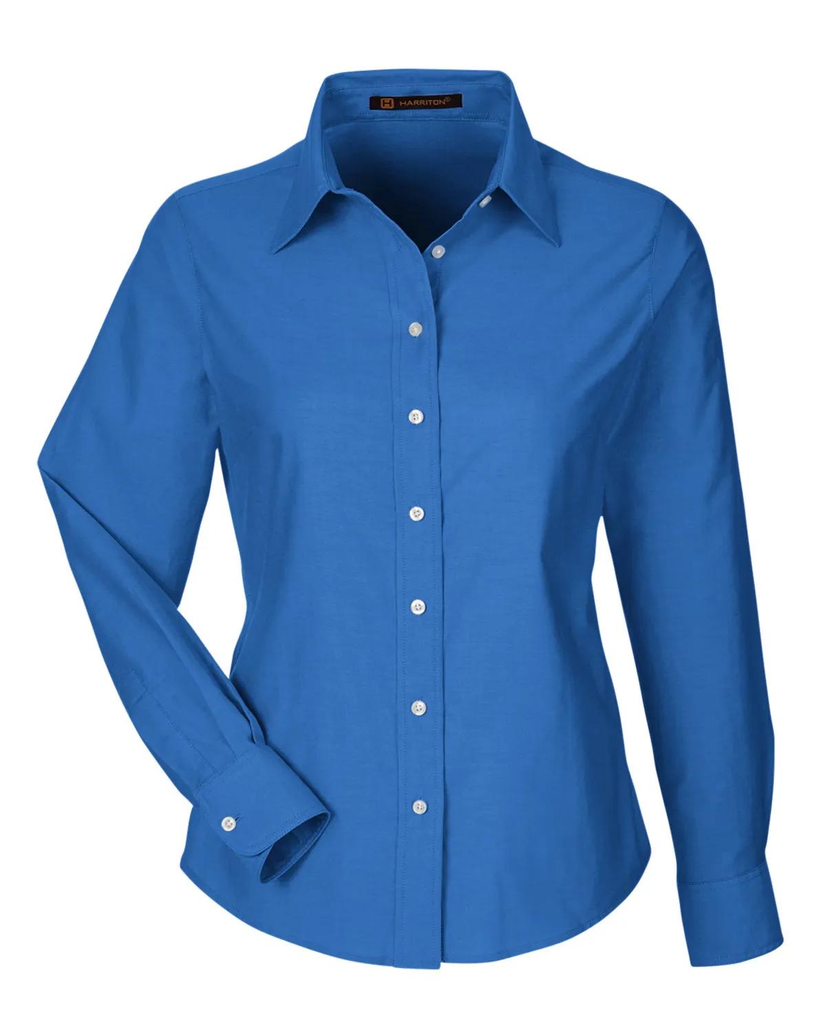 Ladies' Long-Sleeve Oxford with Stain-Release 24 of 27