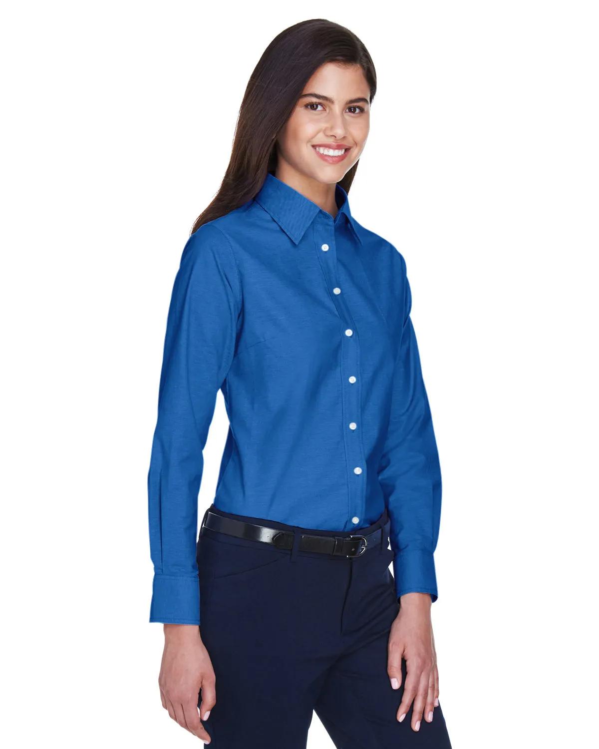 Ladies' Long-Sleeve Oxford with Stain-Release 8 of 27