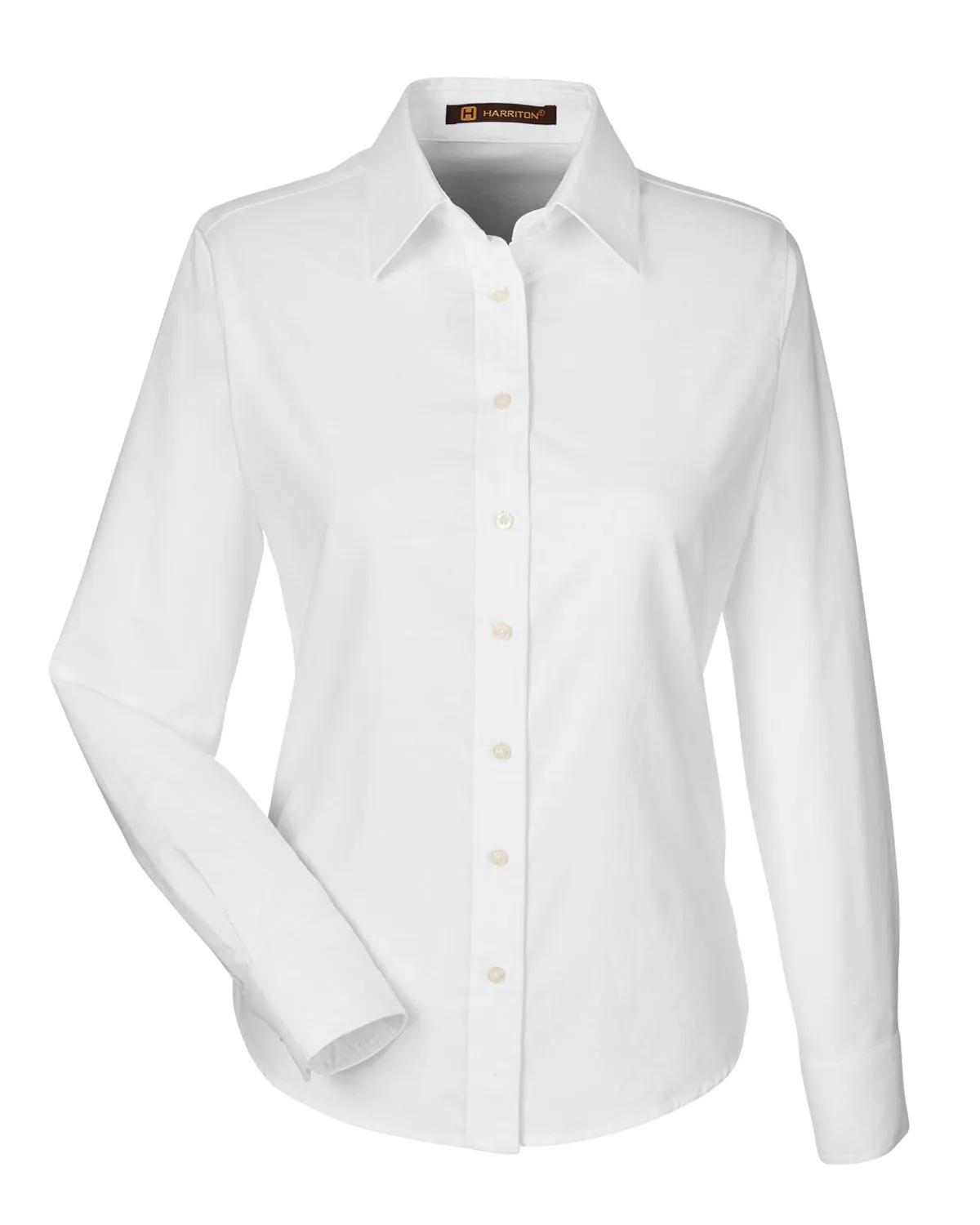 Ladies' Long-Sleeve Oxford with Stain-Release 20 of 27