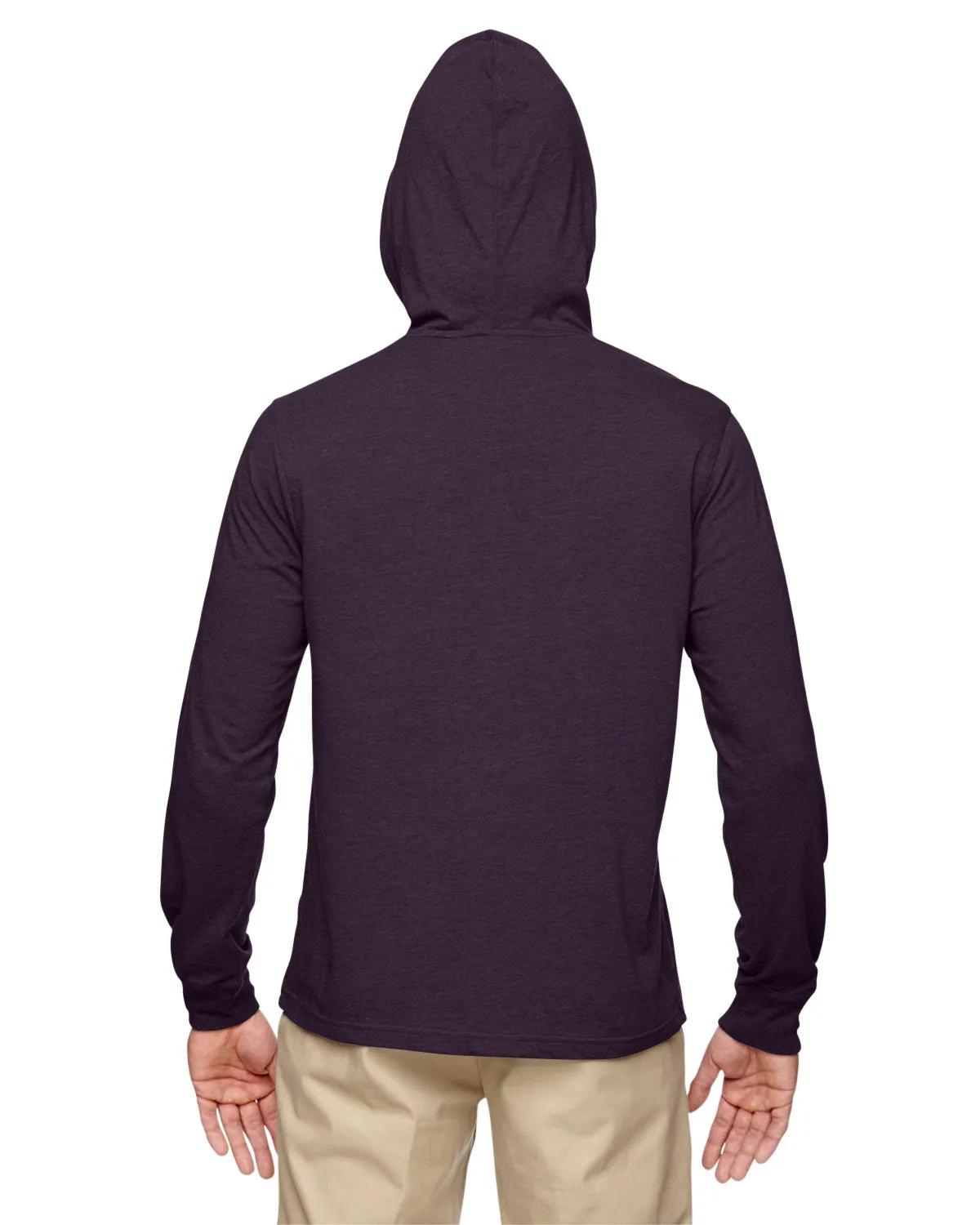 Unisex Eco Blend Long-Sleeve Pullover Hooded T-Shirt 11 of 14