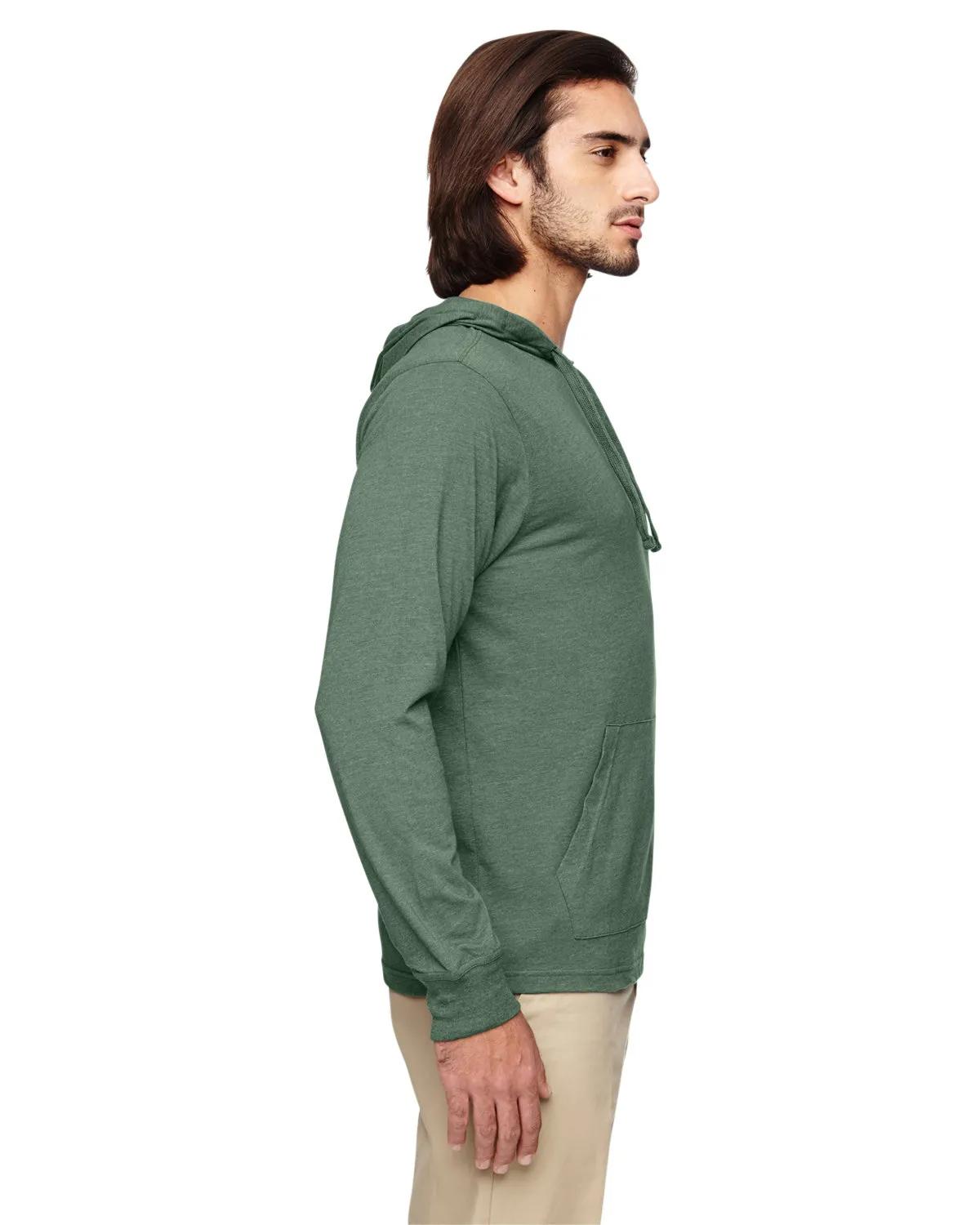 Unisex Eco Blend Long-Sleeve Pullover Hooded T-Shirt 14 of 14