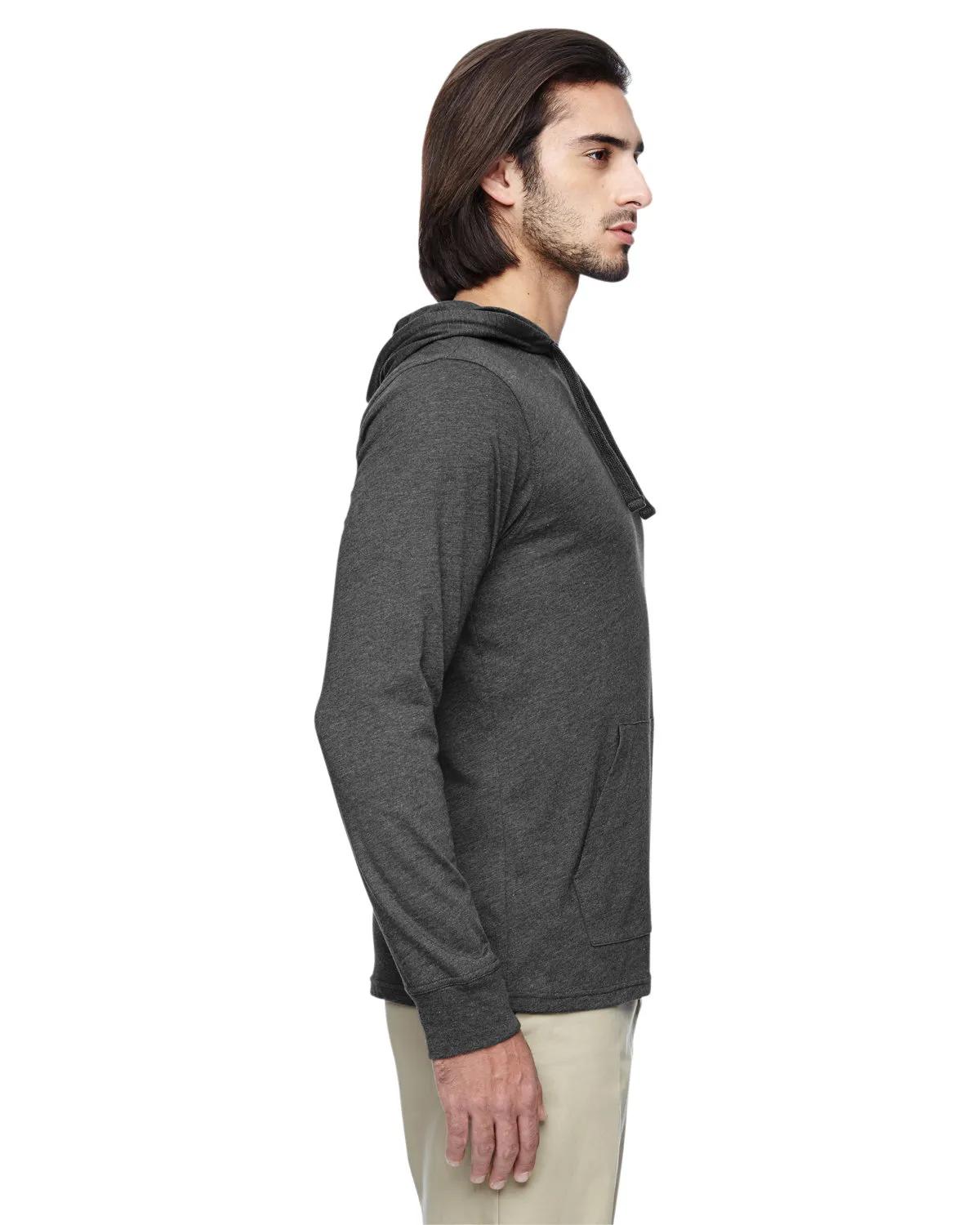 Unisex Eco Blend Long-Sleeve Pullover Hooded T-Shirt 7 of 14