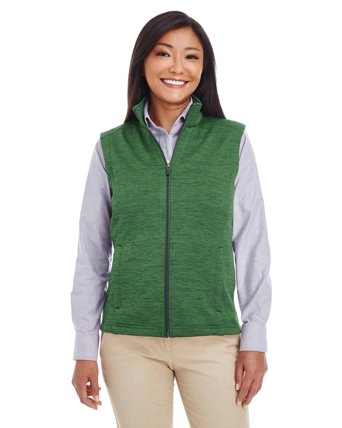 Ladies' Newbury Mélange Fleece Vest 2 of 23