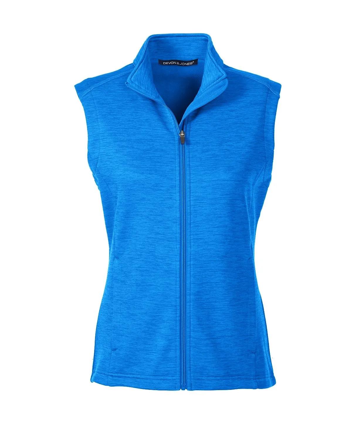 Ladies' Newbury Mélange Fleece Vest 6 of 23