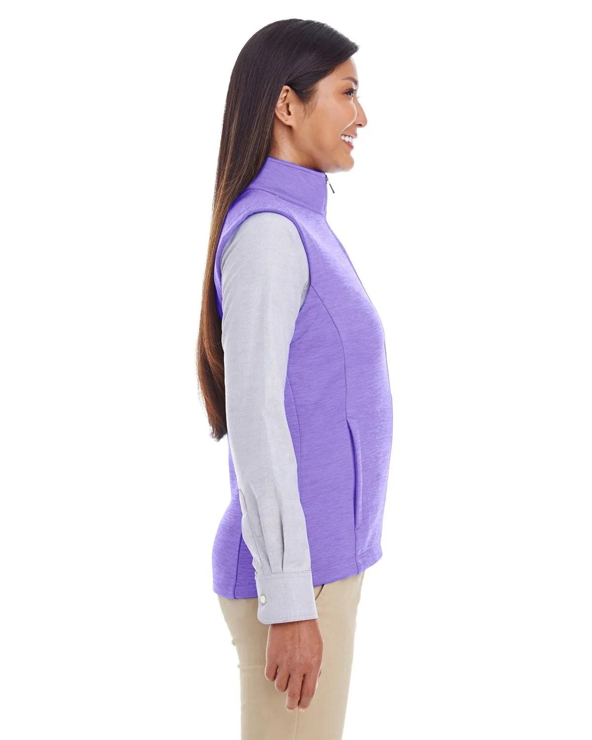 Ladies' Newbury Mélange Fleece Vest 16 of 23