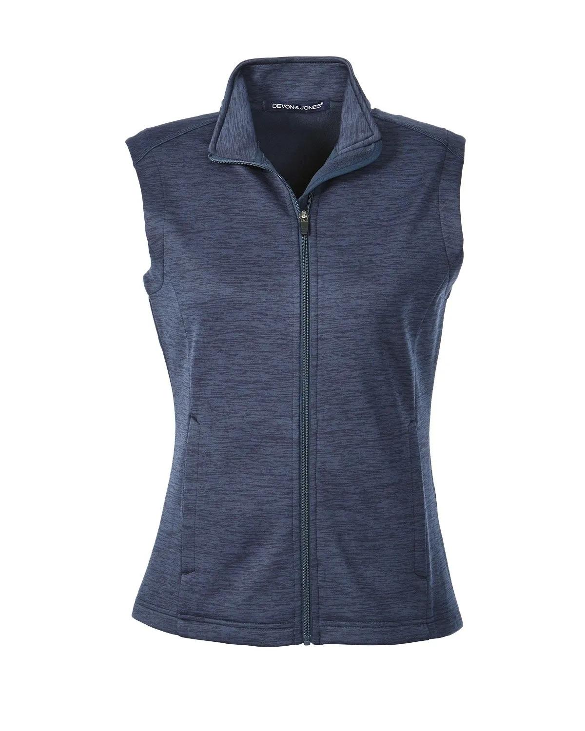 Ladies' Newbury Mélange Fleece Vest 10 of 23
