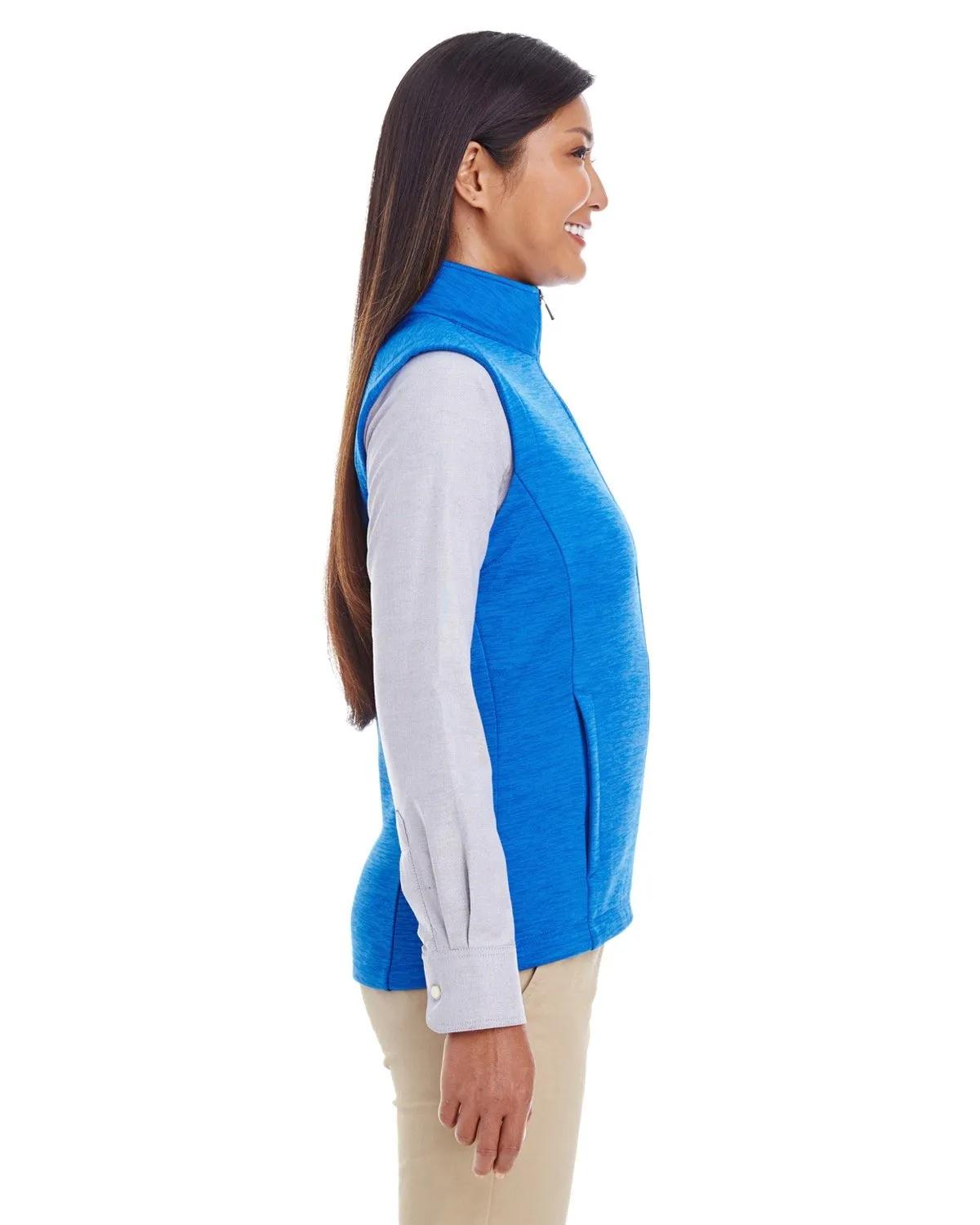 Ladies' Newbury Mélange Fleece Vest 12 of 23