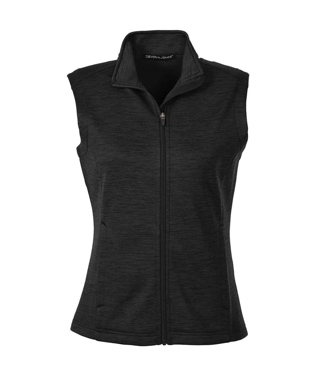 Ladies' Newbury Mélange Fleece Vest 7 of 23