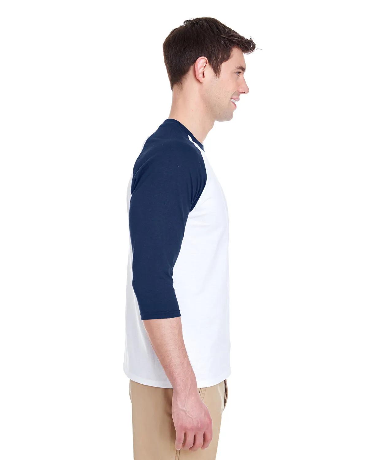 Adult Heavy Cotton™ Three-Quarter Raglan Sleeve T-Shirt 26 of 26