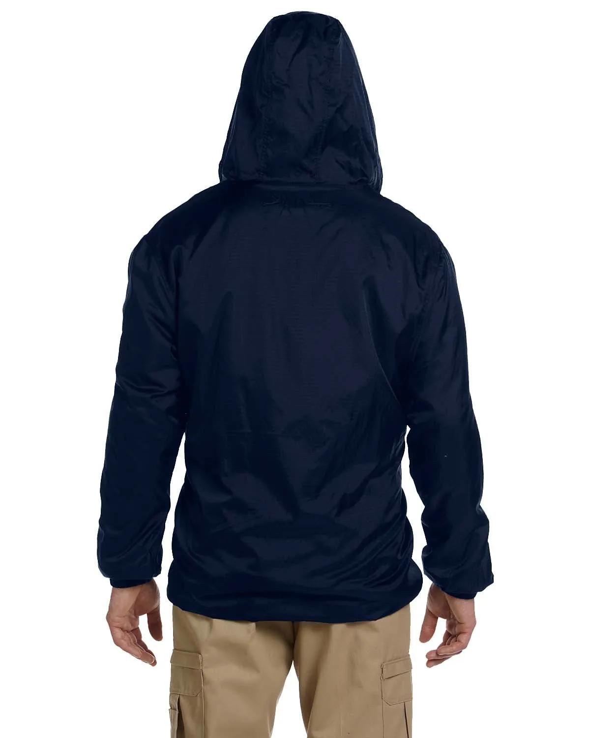 Men's Fleece-Lined Hooded Nylon Jacket 2 of 5