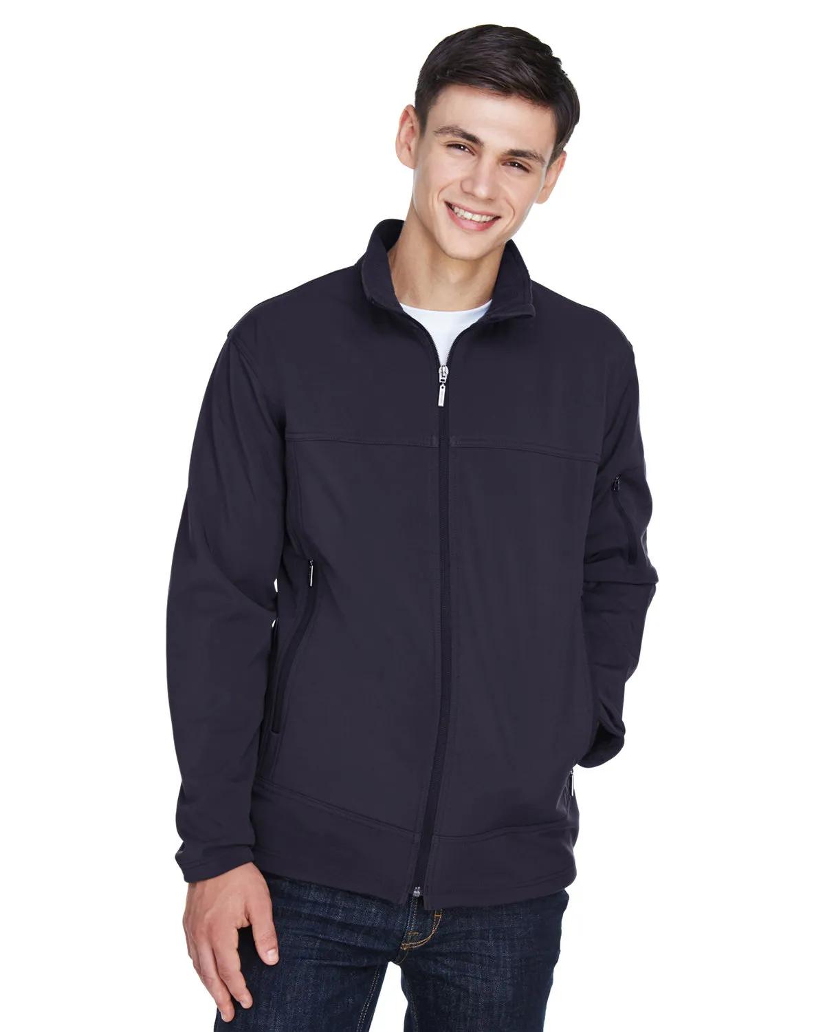 Men's Three-Layer Fleece Bonded Performance Soft Shell Jacket 1 of 11