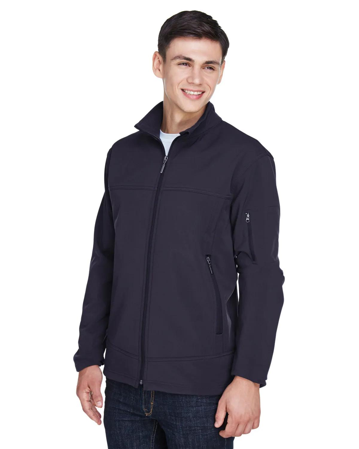 Men's Three-Layer Fleece Bonded Performance Soft Shell Jacket 10 of 11