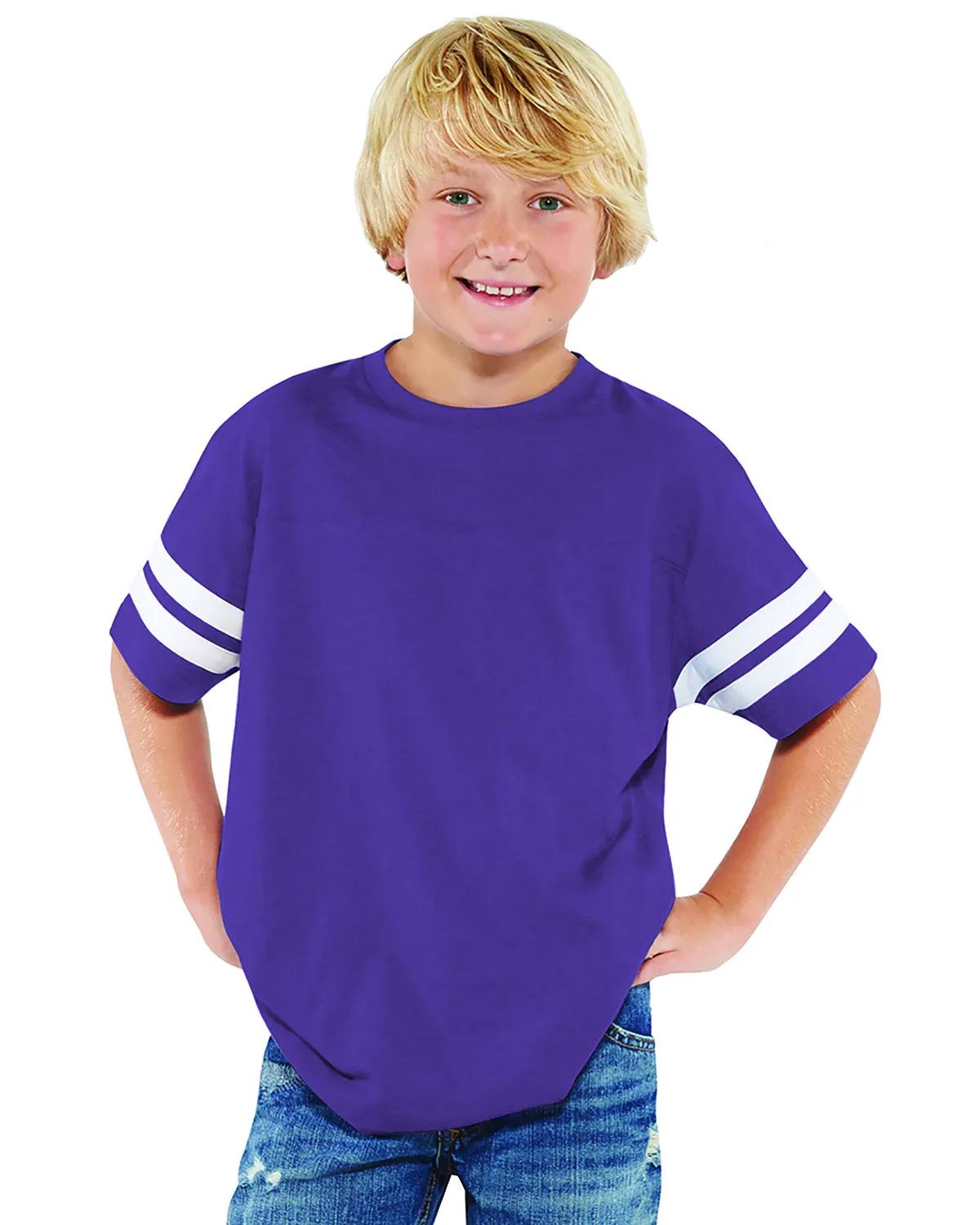 Youth Football Fine Jersey T-Shirt 5 of 29