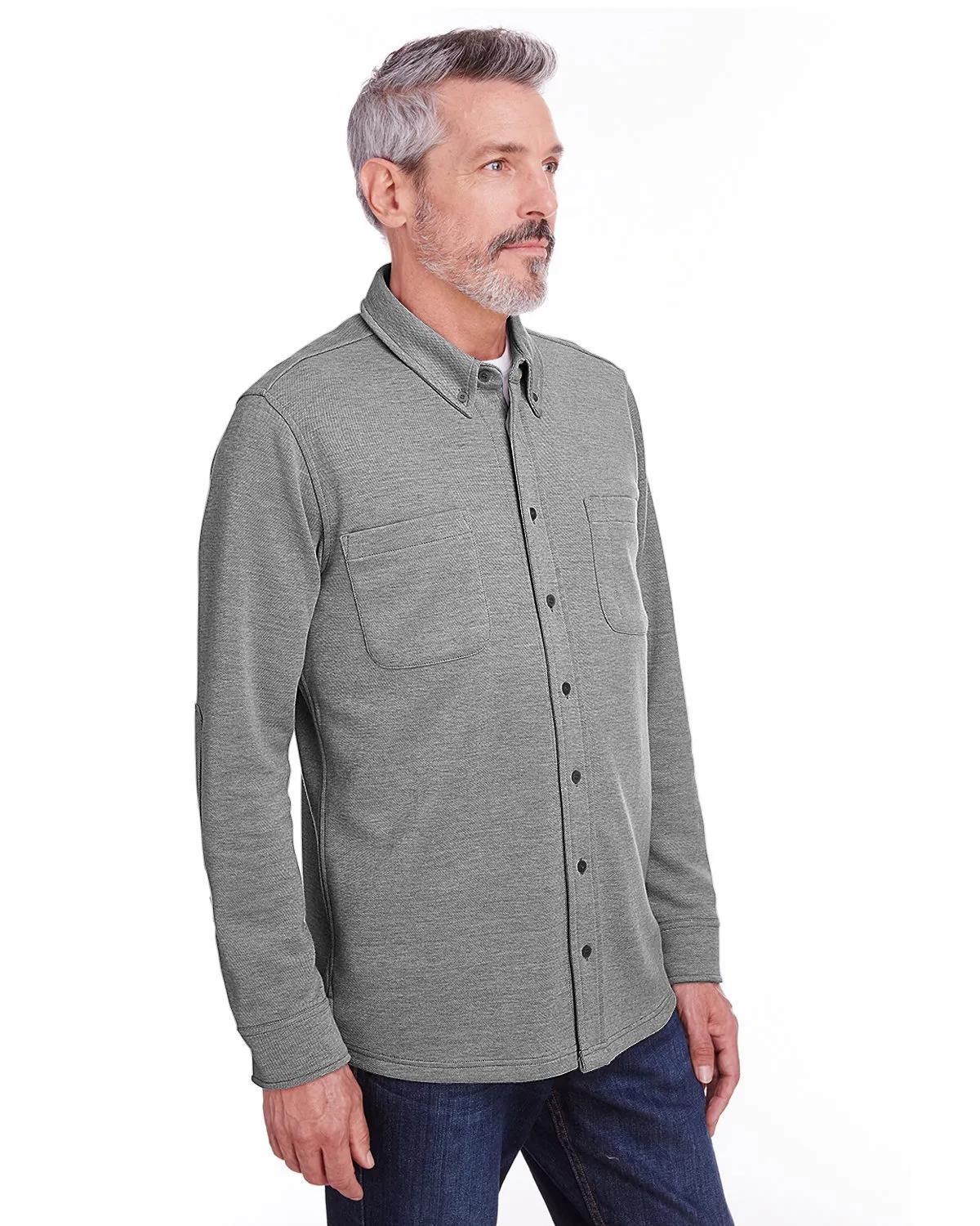 Adult StainBloc™ Pique Fleece Shirt-Jacket 1 of 5