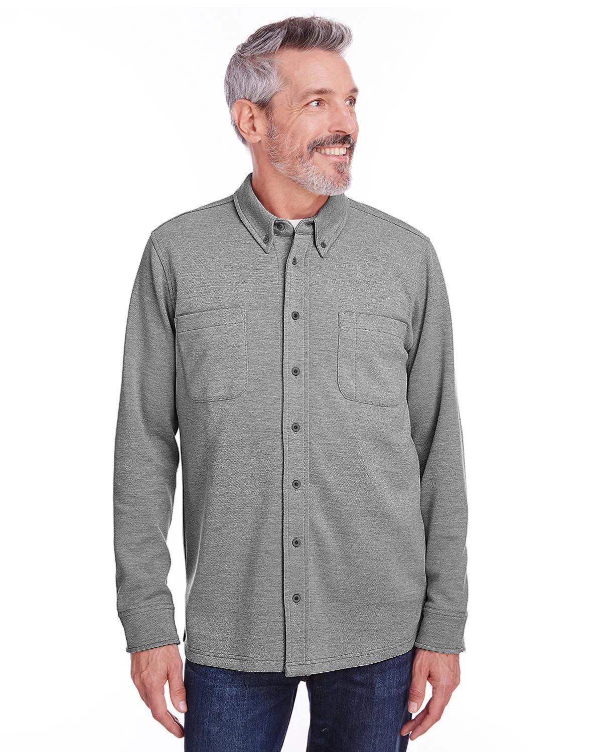 Adult StainBloc™ Pique Fleece Shirt-Jacket