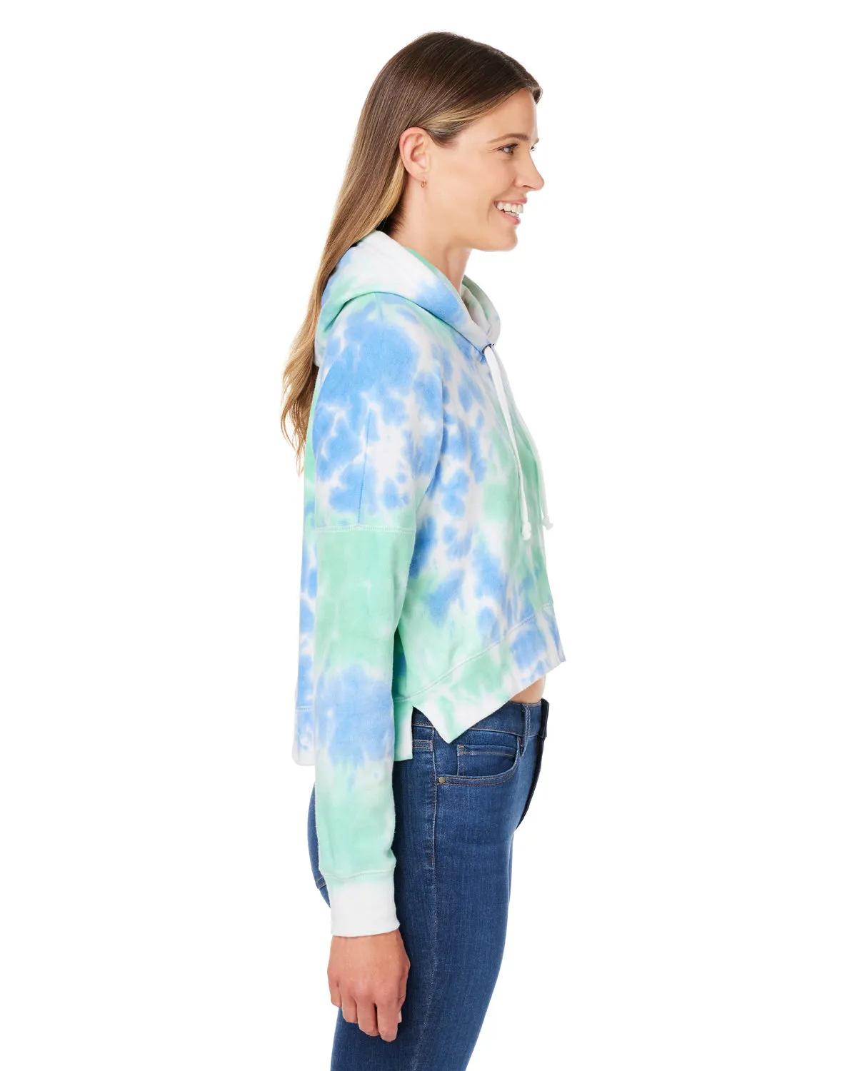 Ladies' Triblend Cropped Hooded Sweatshirt 12 of 21