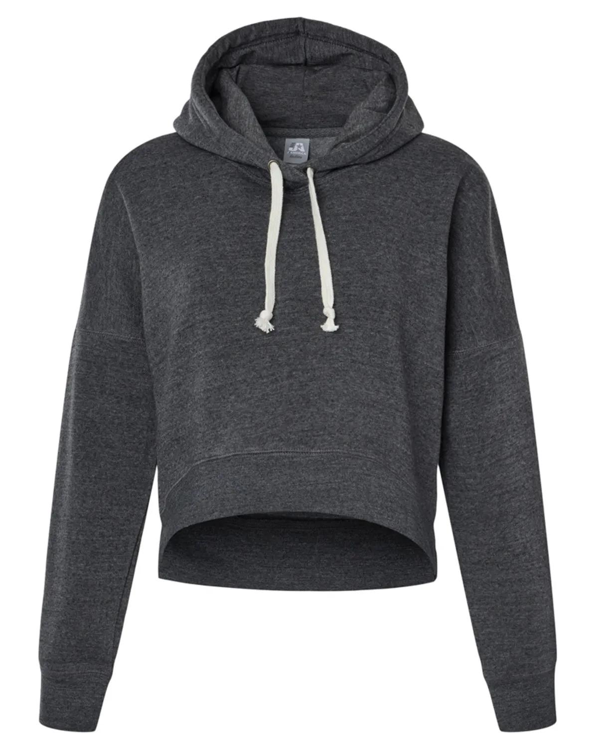 Ladies' Triblend Cropped Hooded Sweatshirt 18 of 21