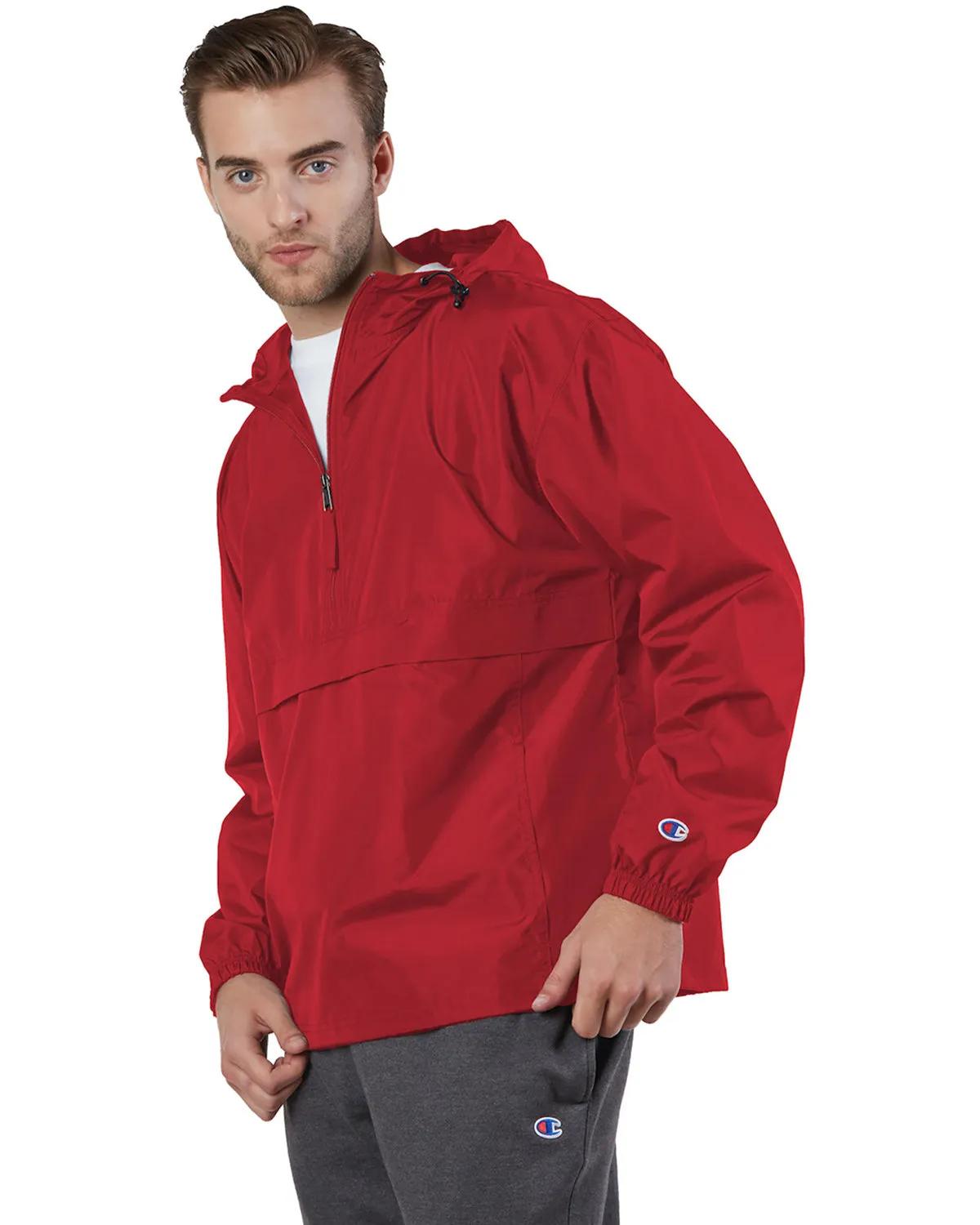 Adult Packable Anorak Quarter-Zip Jacket 70 of 73