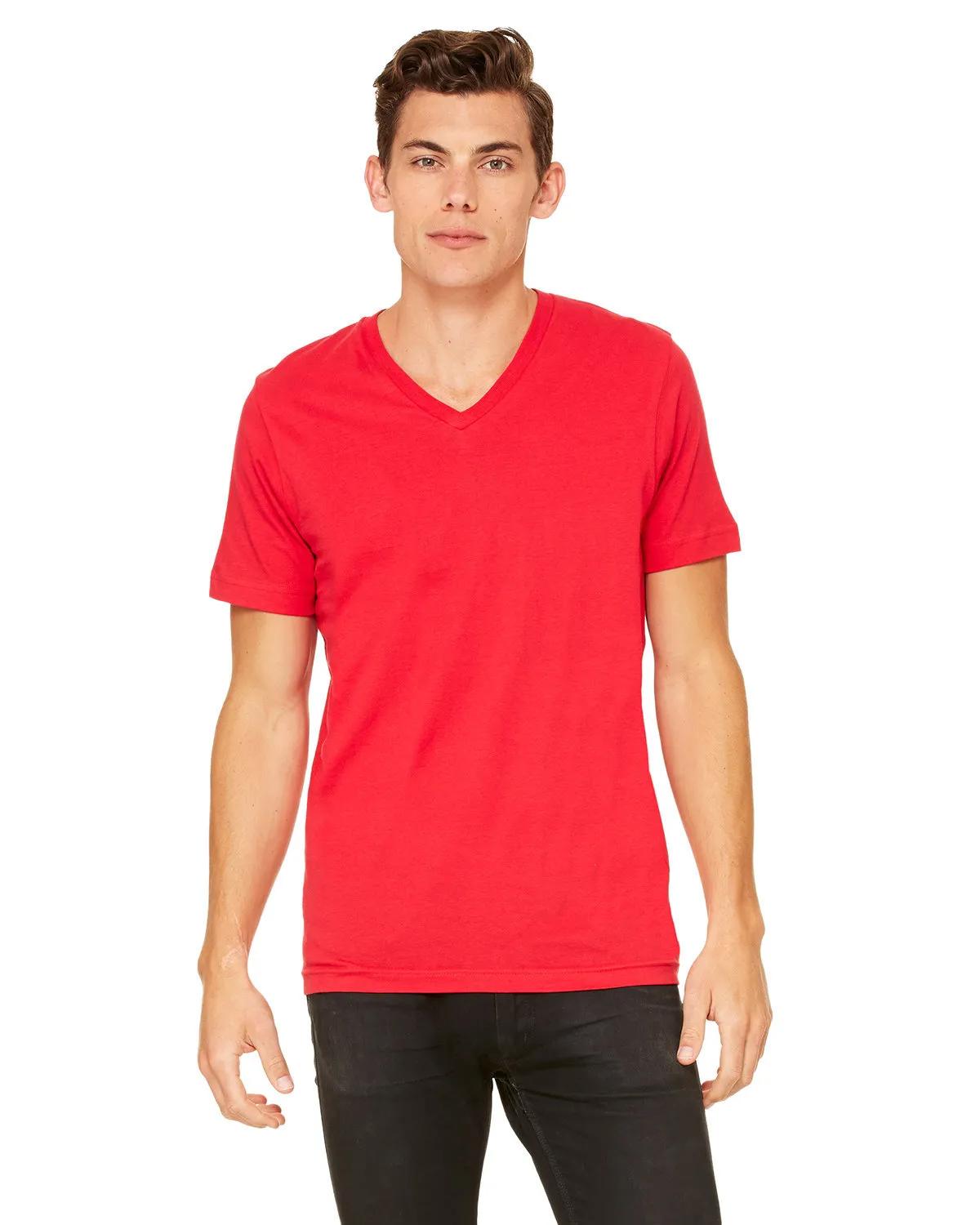 Unisex Jersey Short-Sleeve V-Neck T-Shirt 24 of 128