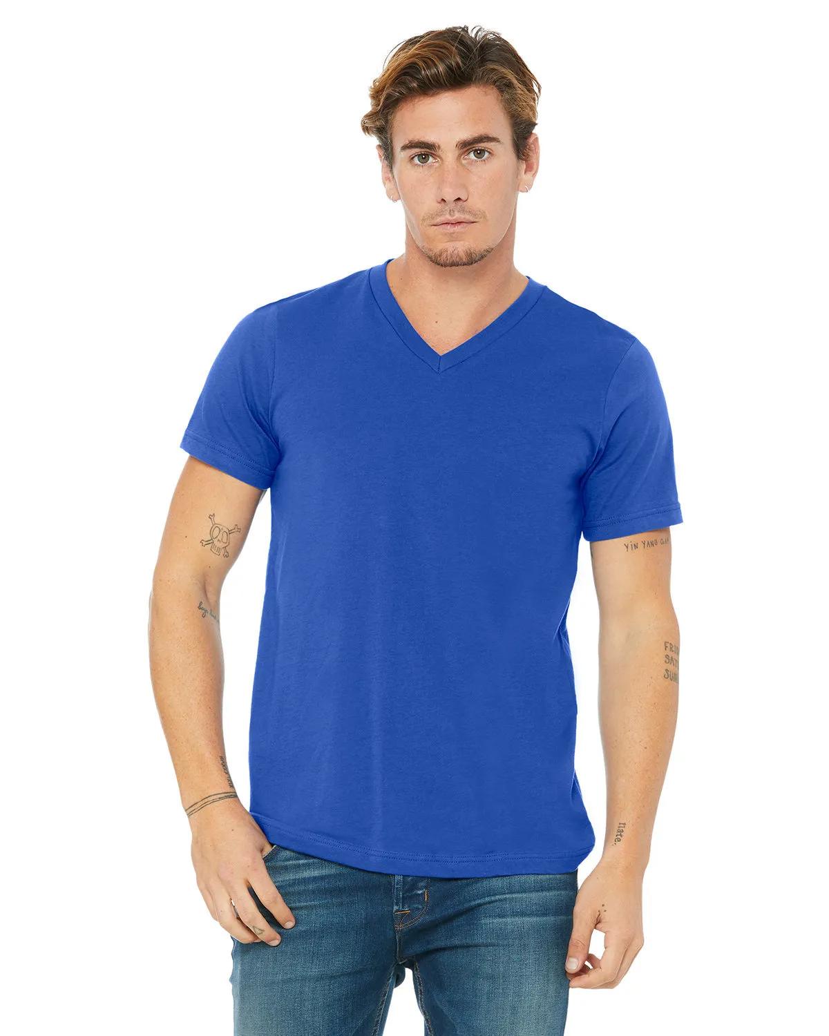 Unisex Jersey Short-Sleeve V-Neck T-Shirt 14 of 128