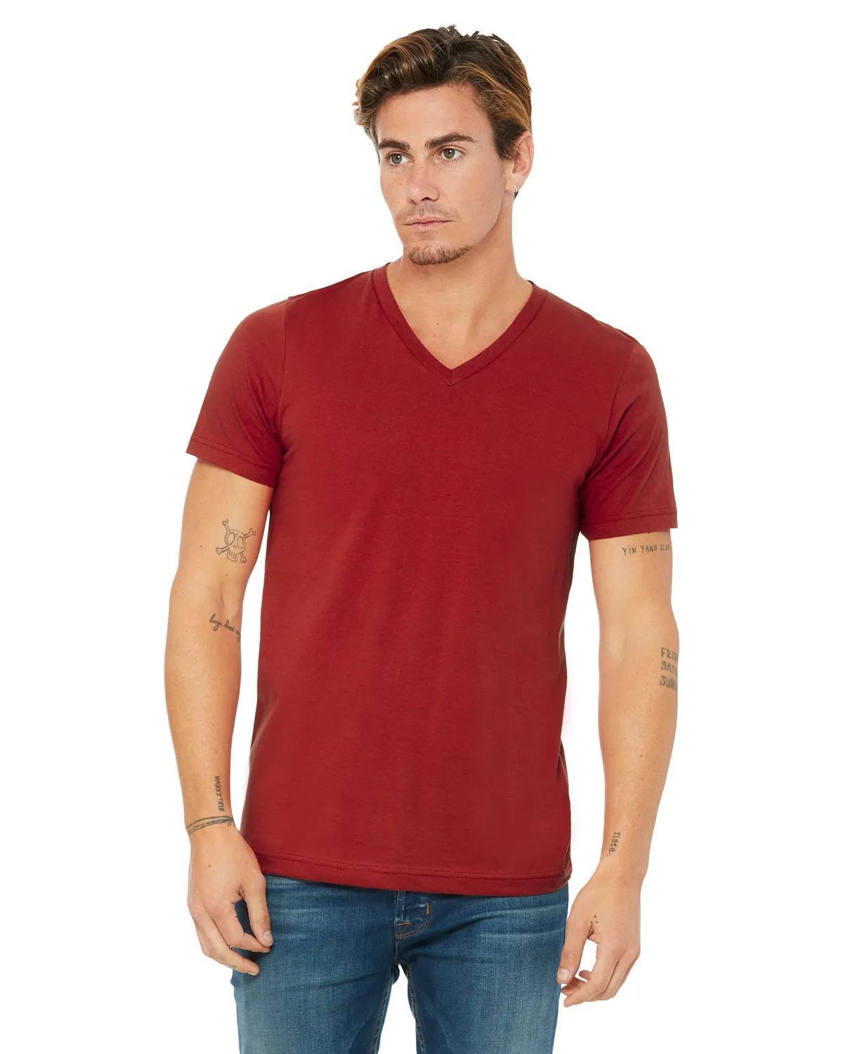 Unisex Jersey Short-Sleeve V-Neck T-Shirt 13 of 128