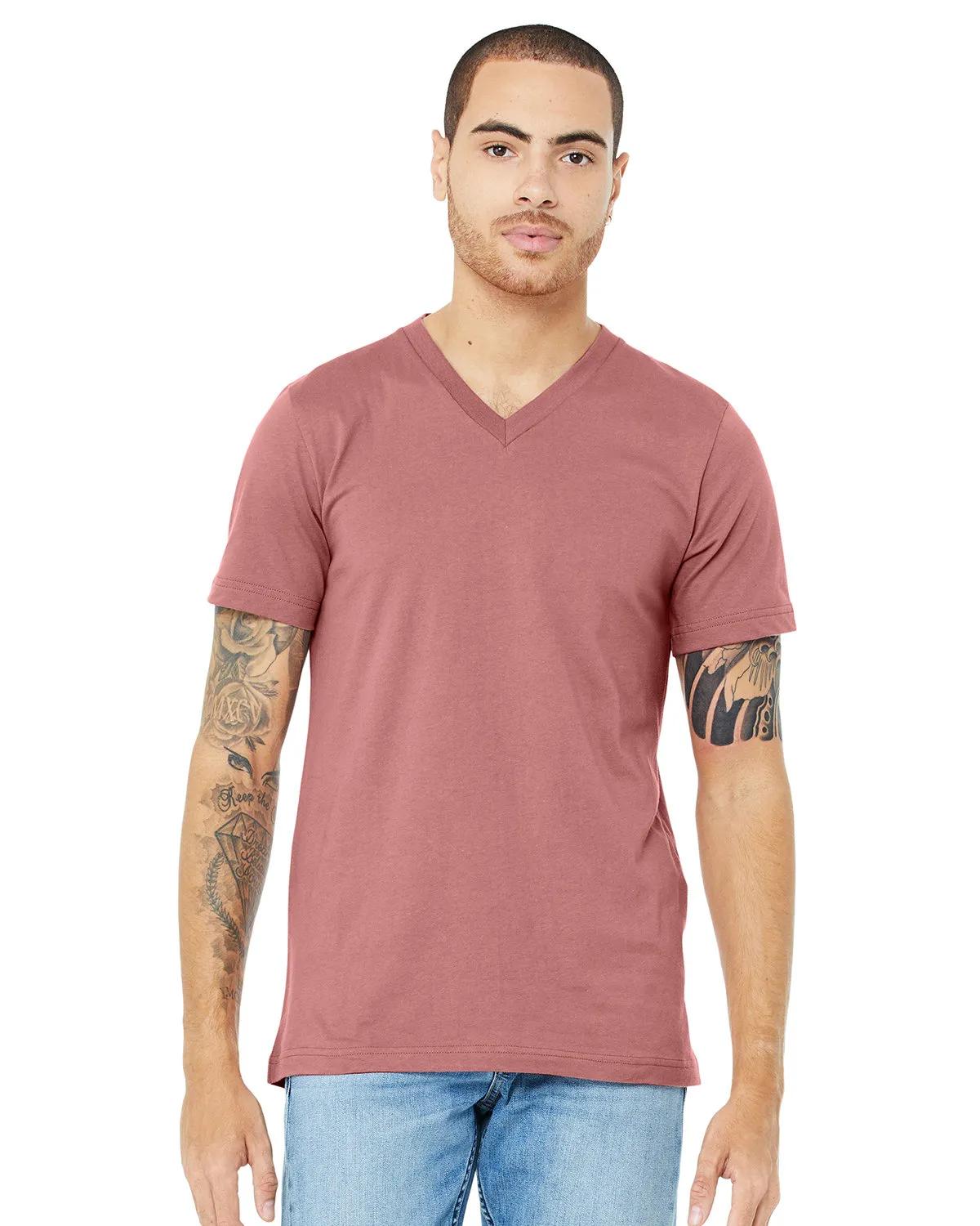 Unisex Jersey Short-Sleeve V-Neck T-Shirt 19 of 128