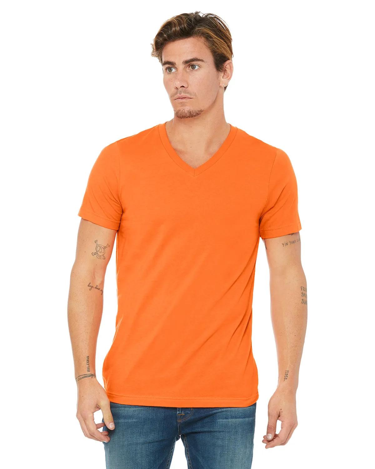 Unisex Jersey Short-Sleeve V-Neck T-Shirt 4 of 128