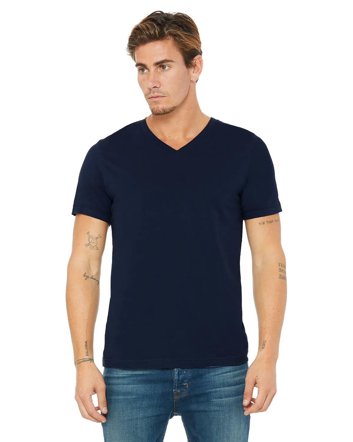Unisex Jersey Short-Sleeve V-Neck T-Shirt 16 of 128