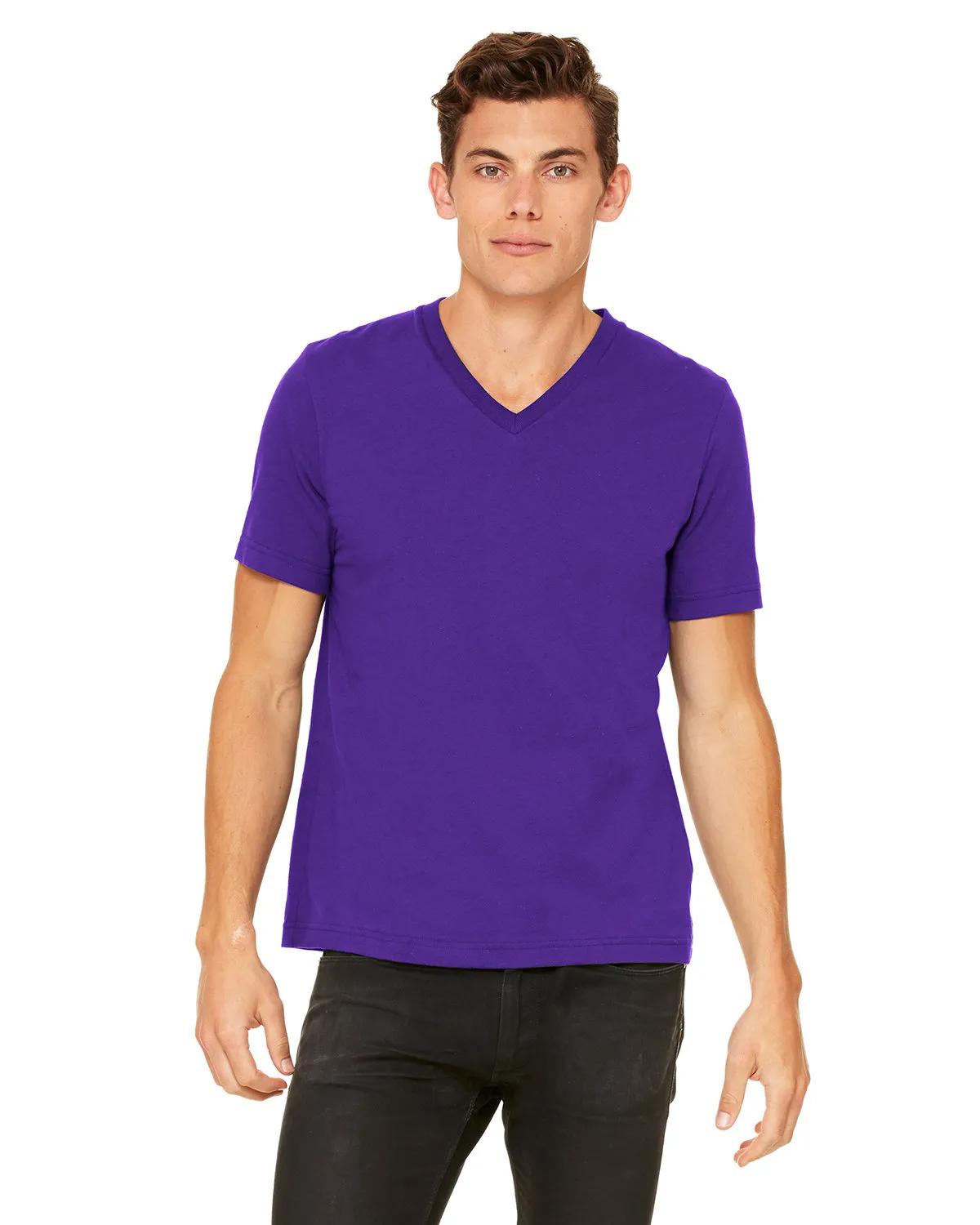 Unisex Jersey Short-Sleeve V-Neck T-Shirt 3 of 128
