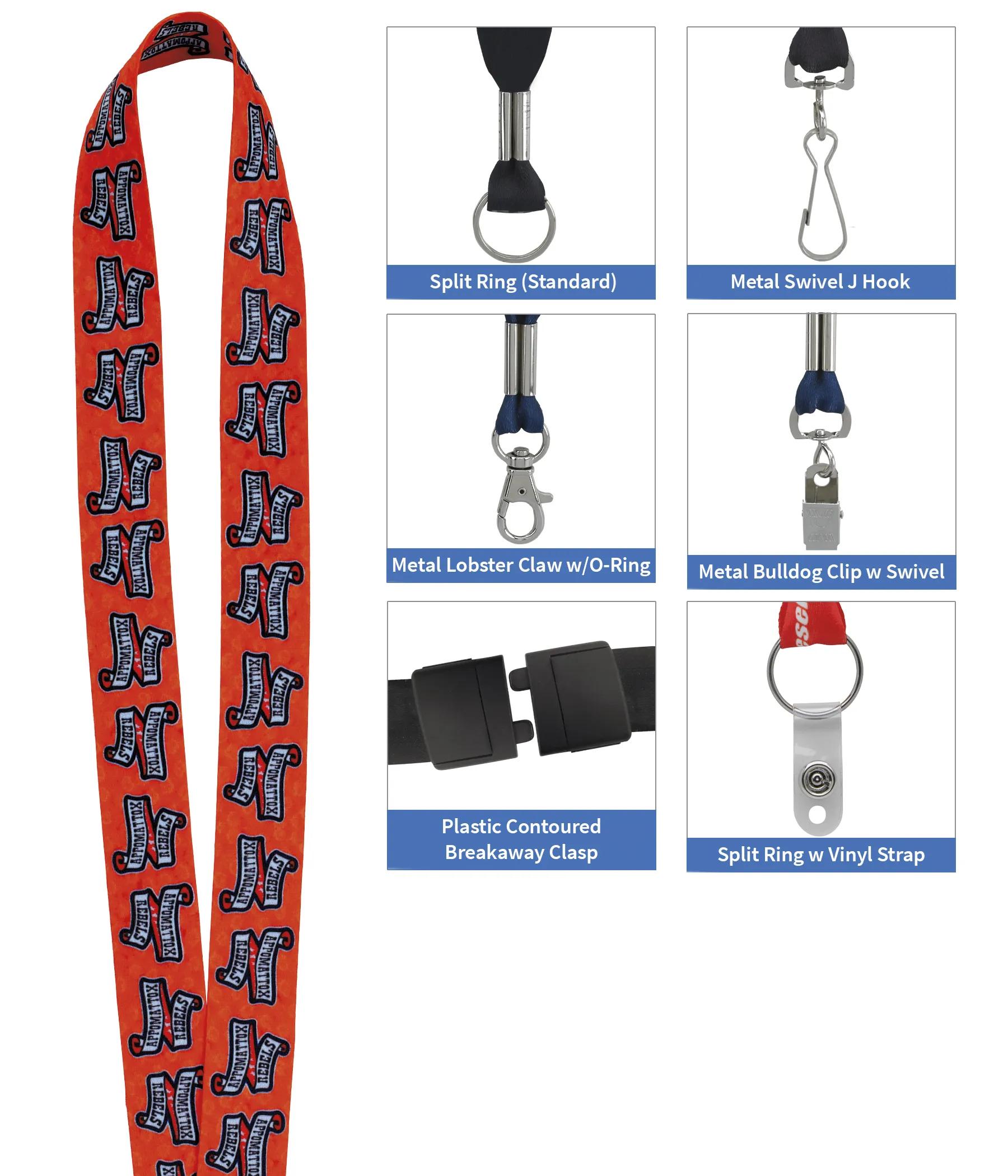 1" RPET 'Fine Print' Lanyard 2 of 15