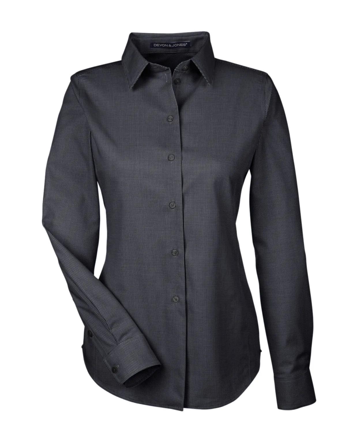 Ladies' Crown Collection® Royal Dobby Woven Shirt 11 of 15