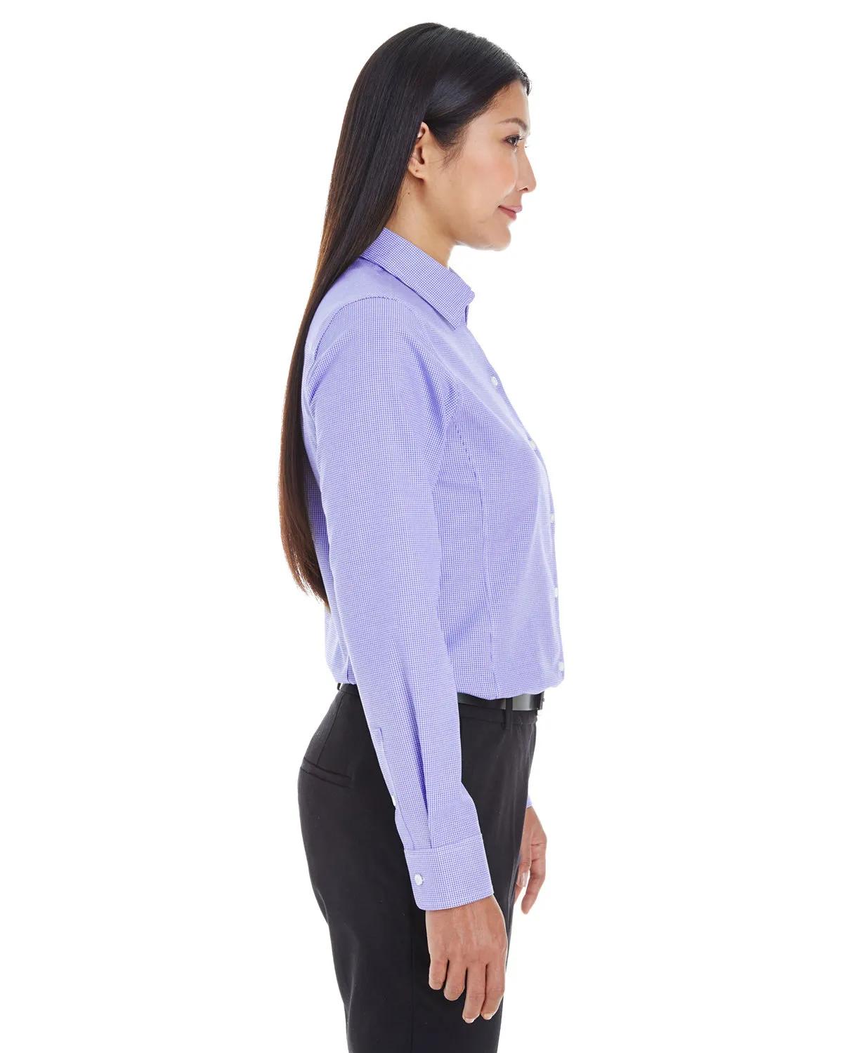 Ladies' Crown Collection® Royal Dobby Woven Shirt 14 of 15