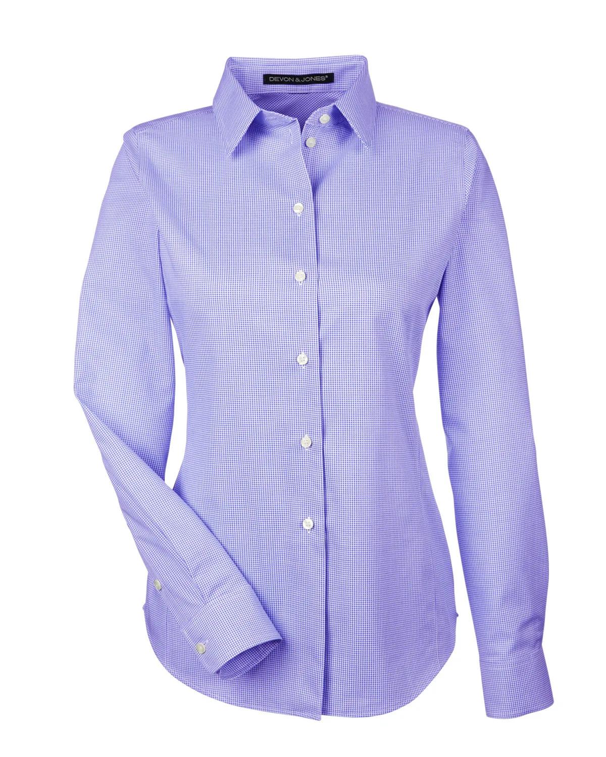 Ladies' Crown Collection® Royal Dobby Woven Shirt 6 of 15