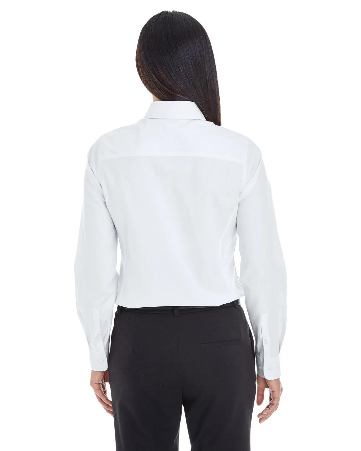 Ladies' Crown Collection® Royal Dobby Woven Shirt 7 of 15