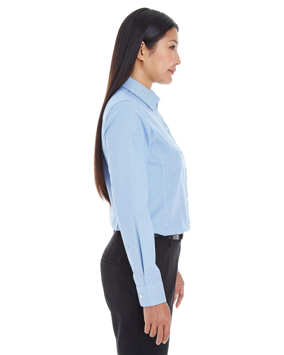 Ladies' Crown Collection® Royal Dobby Woven Shirt 4 of 15