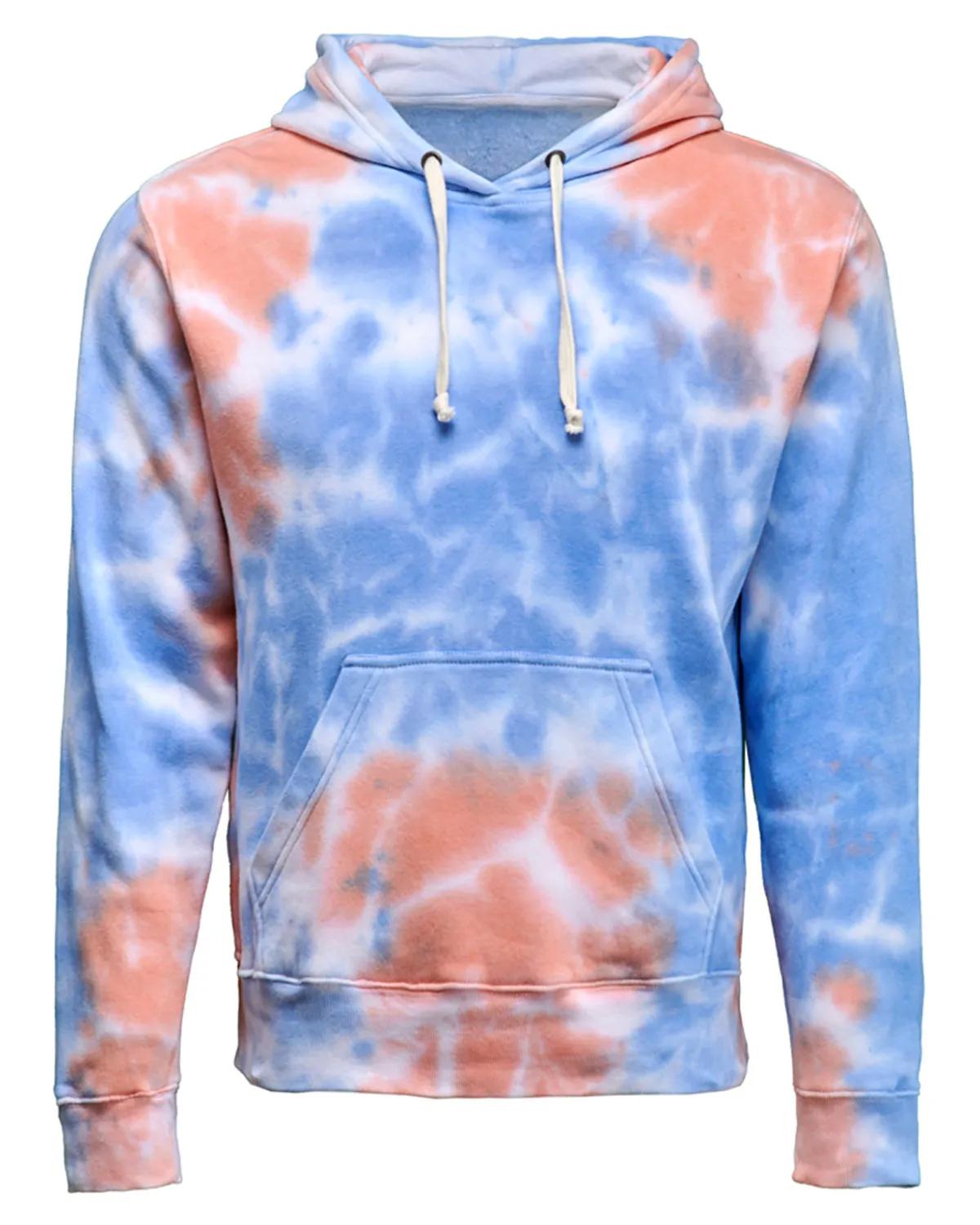 Adult Tie-Dye Pullover Hooded Sweatshirt 11 of 22