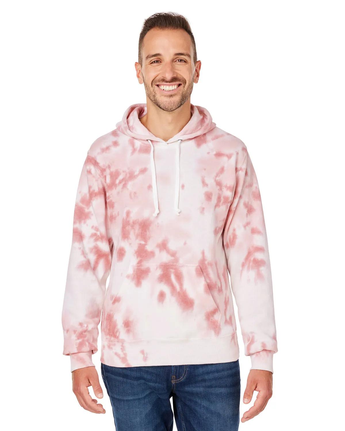 Adult Tie-Dye Pullover Hooded Sweatshirt