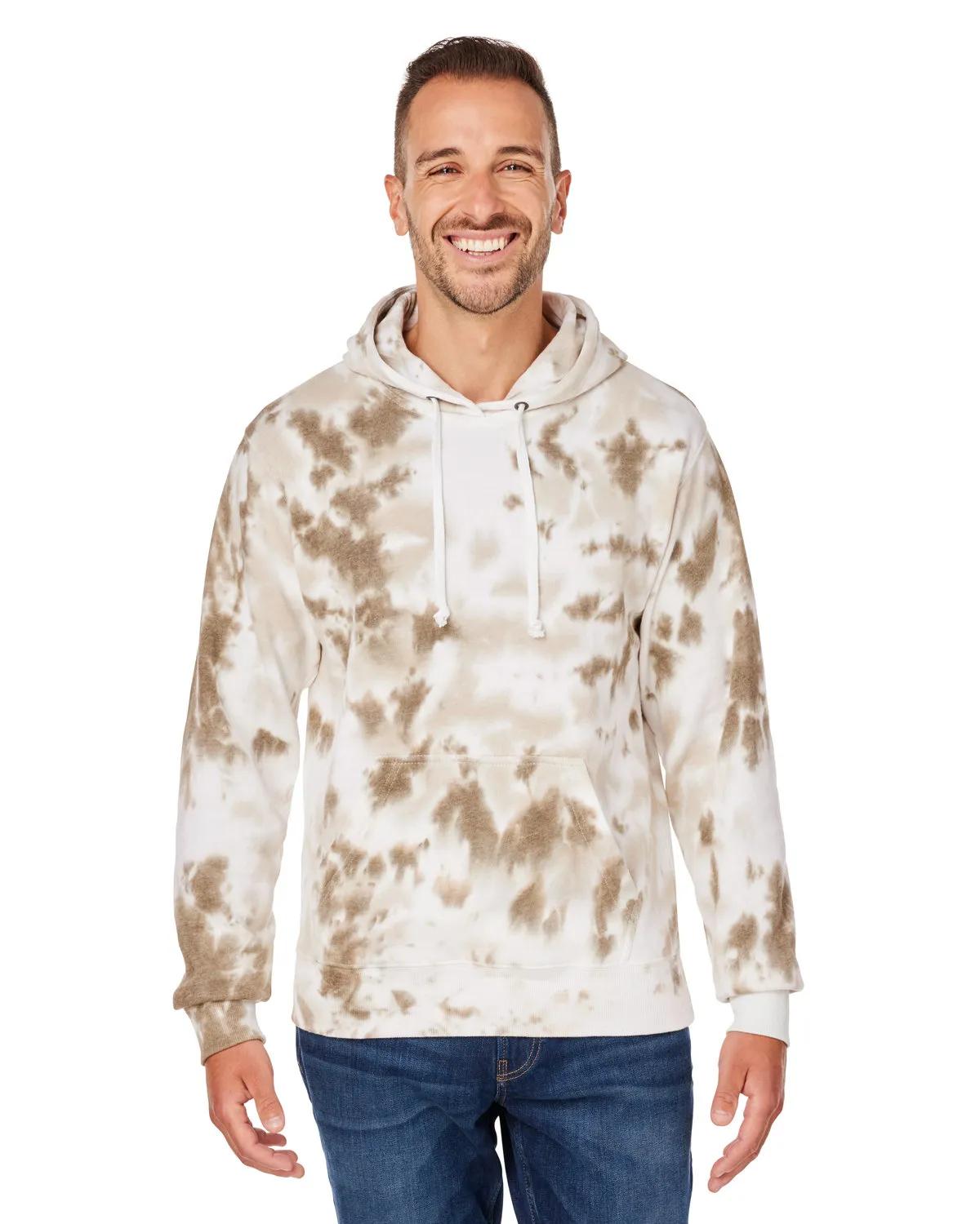 Adult Tie-Dye Pullover Hooded Sweatshirt