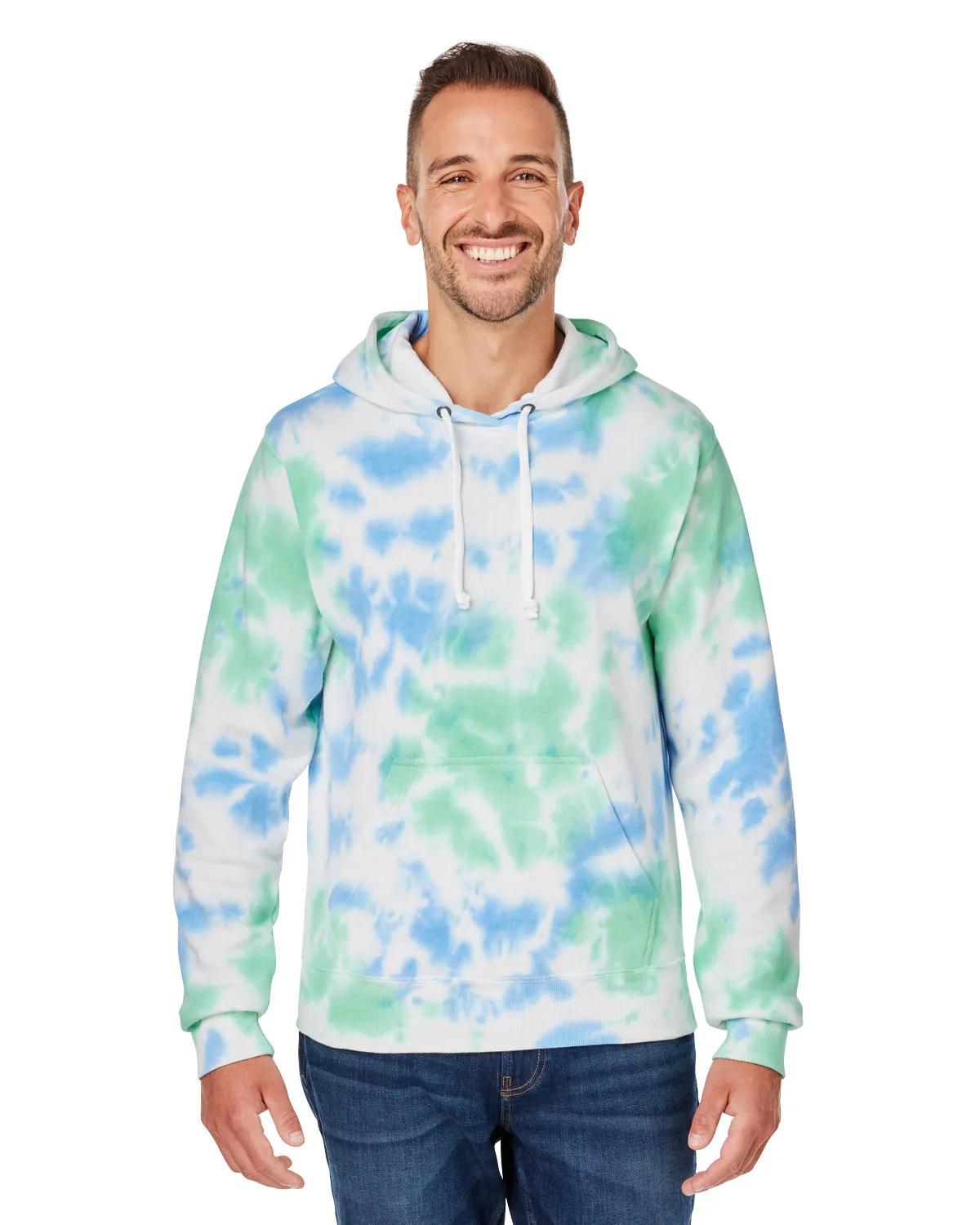 Adult Tie-Dye Pullover Hooded Sweatshirt 4 of 22