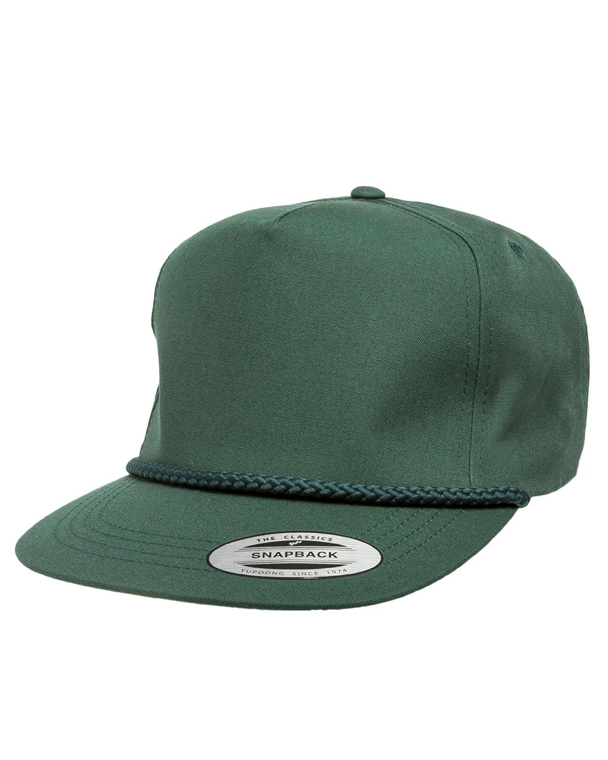 Poplin Golf Snapback Cap