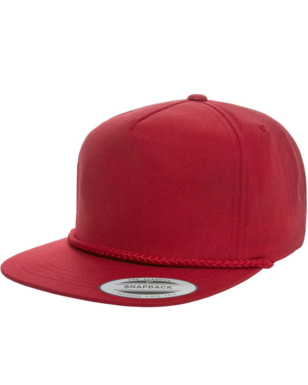 Poplin Golf Snapback Cap 2 of 13