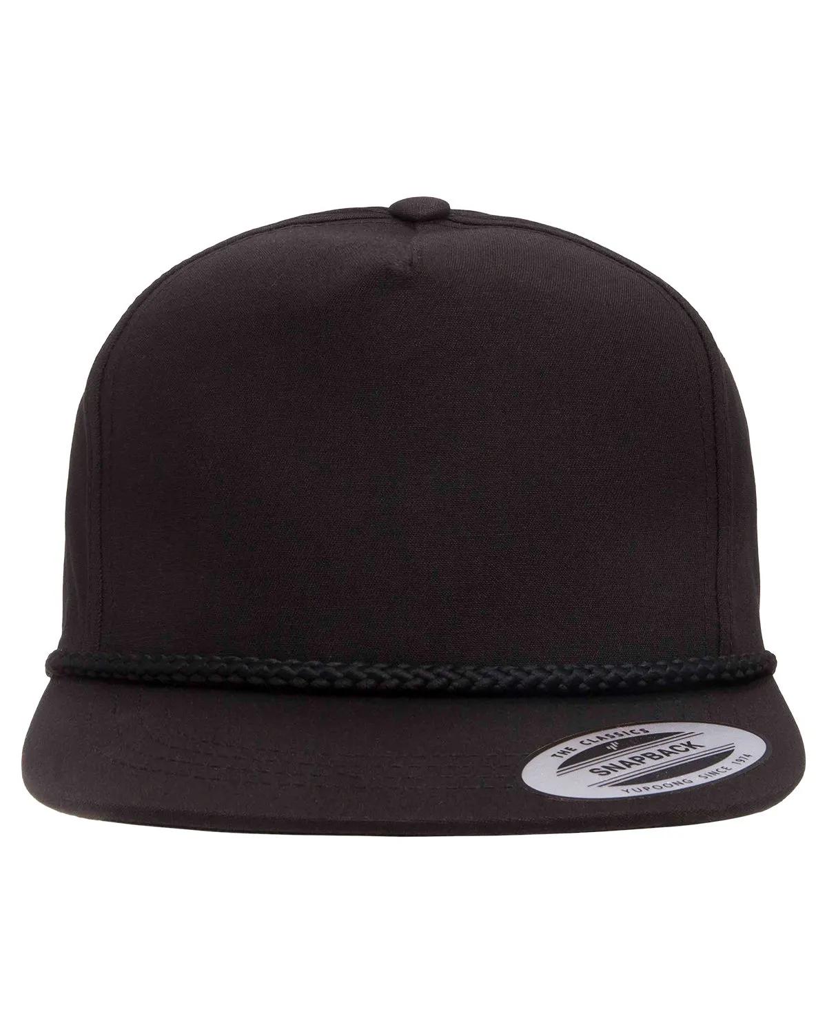 Poplin Golf Snapback Cap