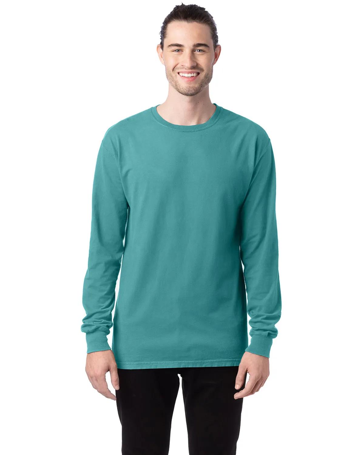 Unisex Garment-Dyed Long-Sleeve T-Shirt 26 of 158