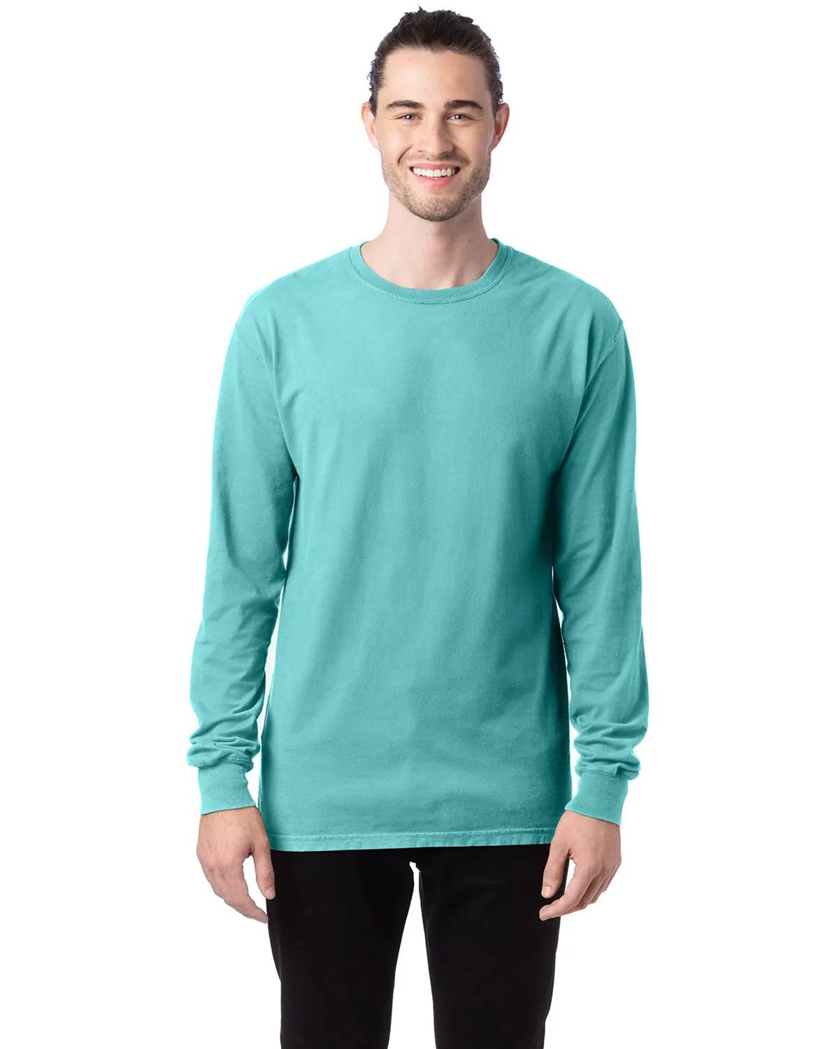 Unisex Garment-Dyed Long-Sleeve T-Shirt 19 of 158