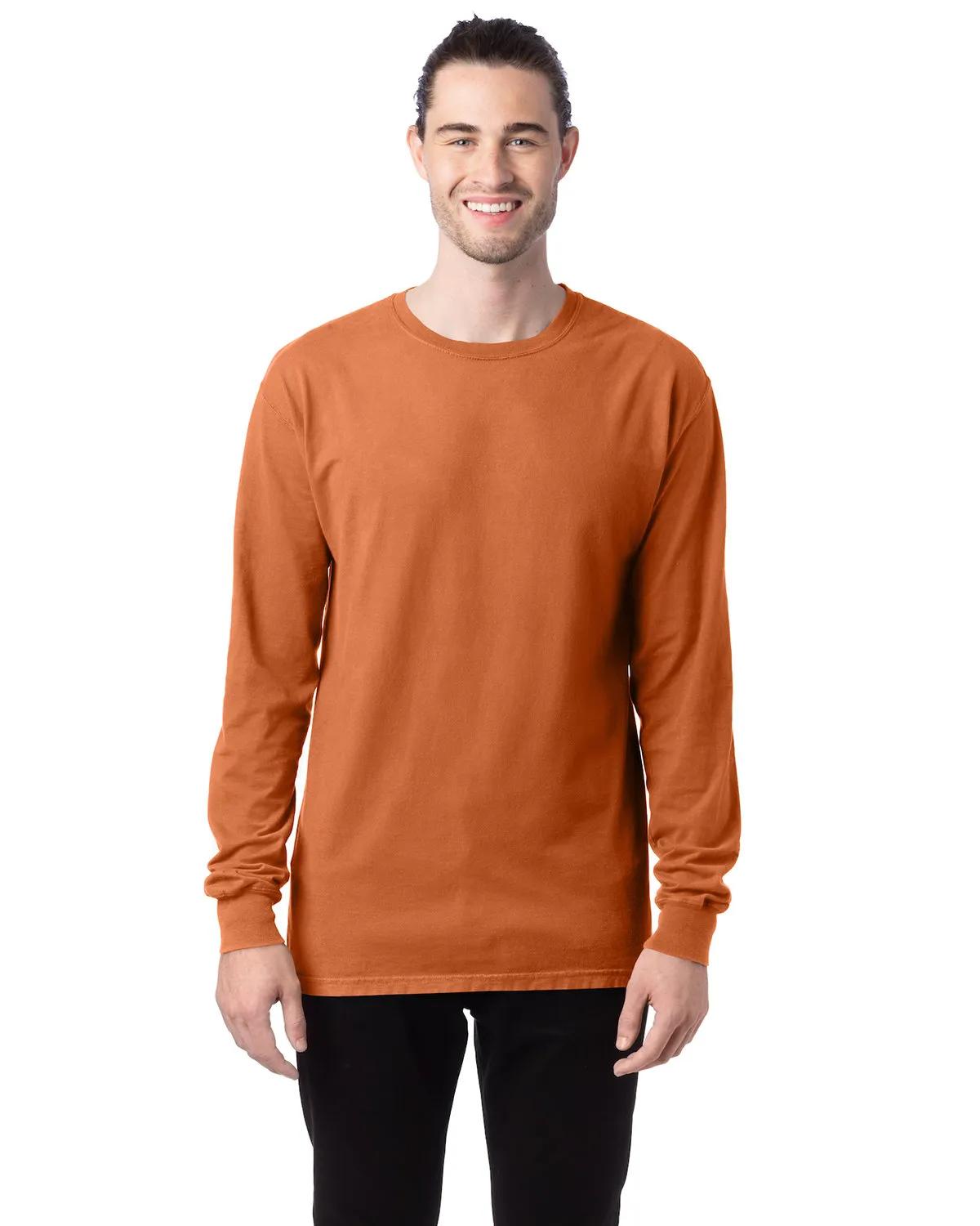 Unisex Garment-Dyed Long-Sleeve T-Shirt 5 of 158