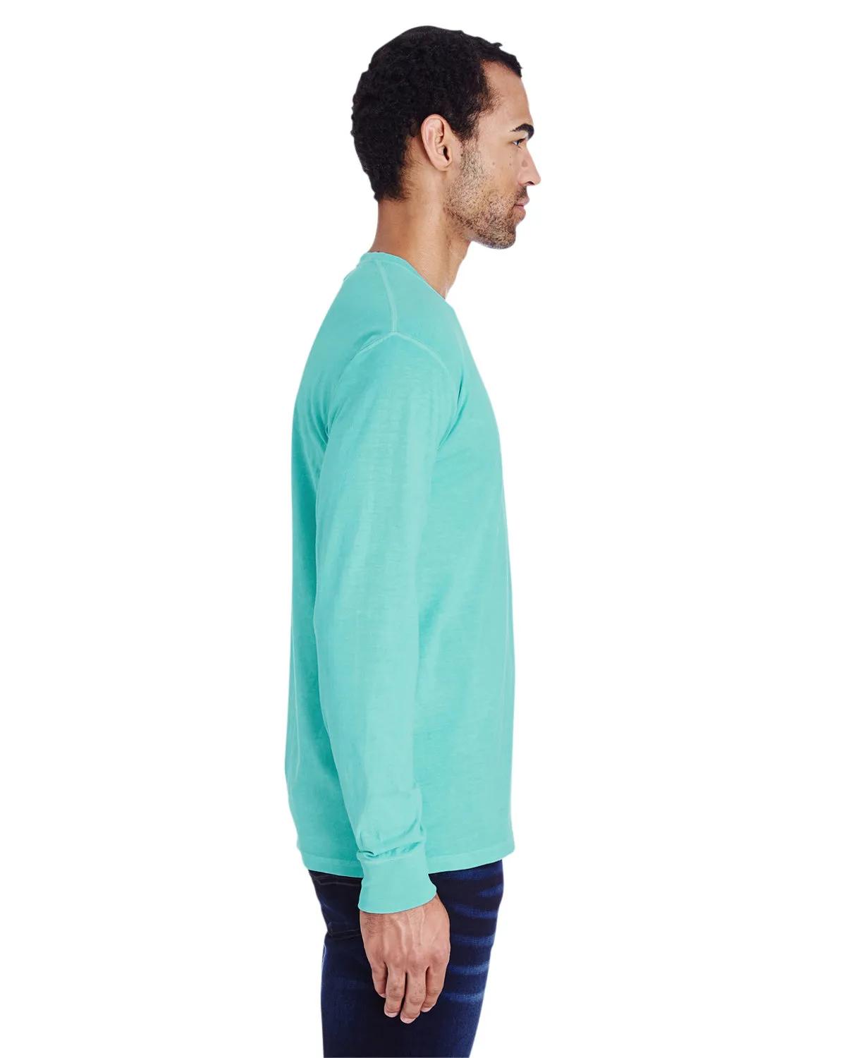 Unisex Garment-Dyed Long-Sleeve T-Shirt 109 of 158