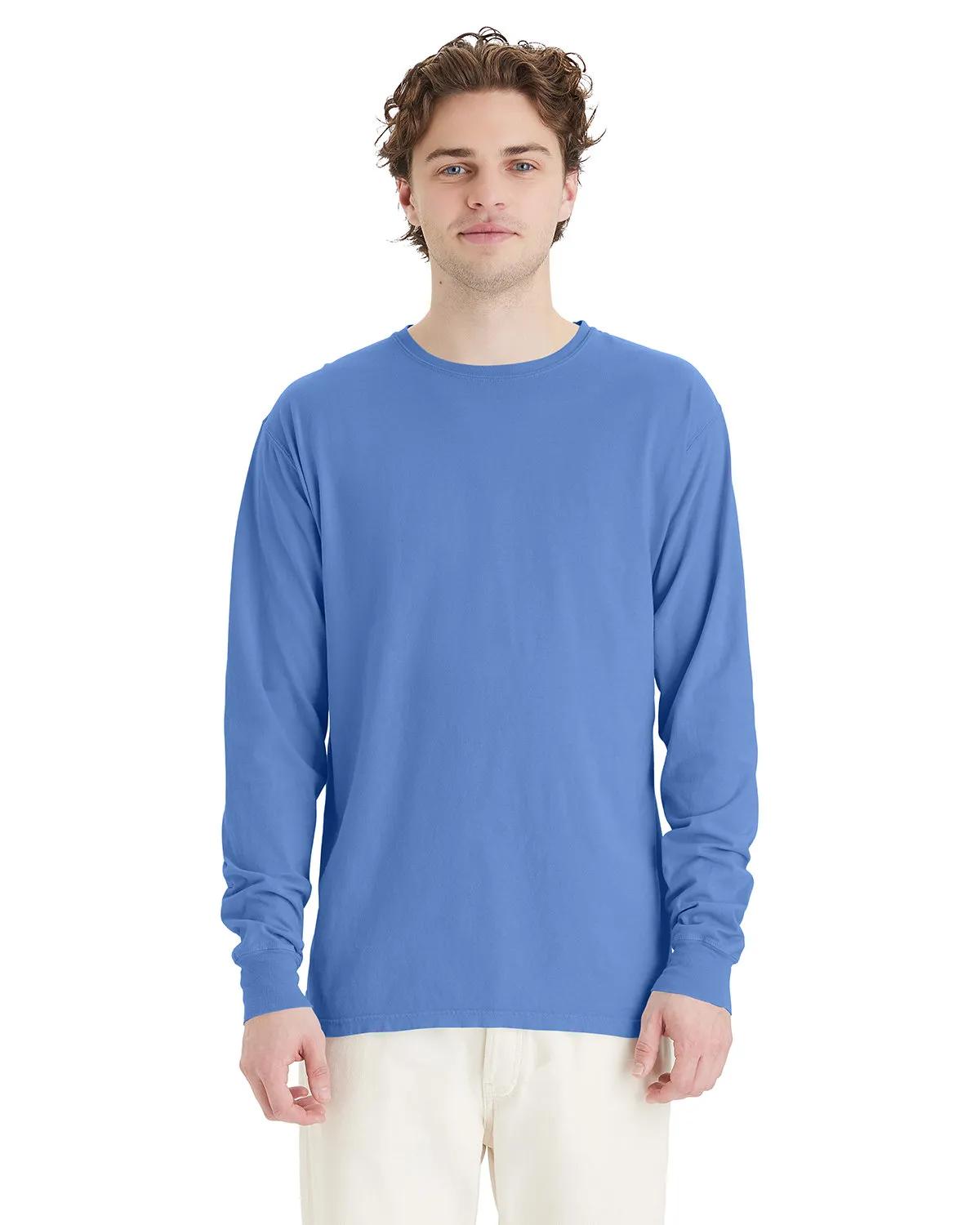 Unisex Garment-Dyed Long-Sleeve T-Shirt 6 of 158