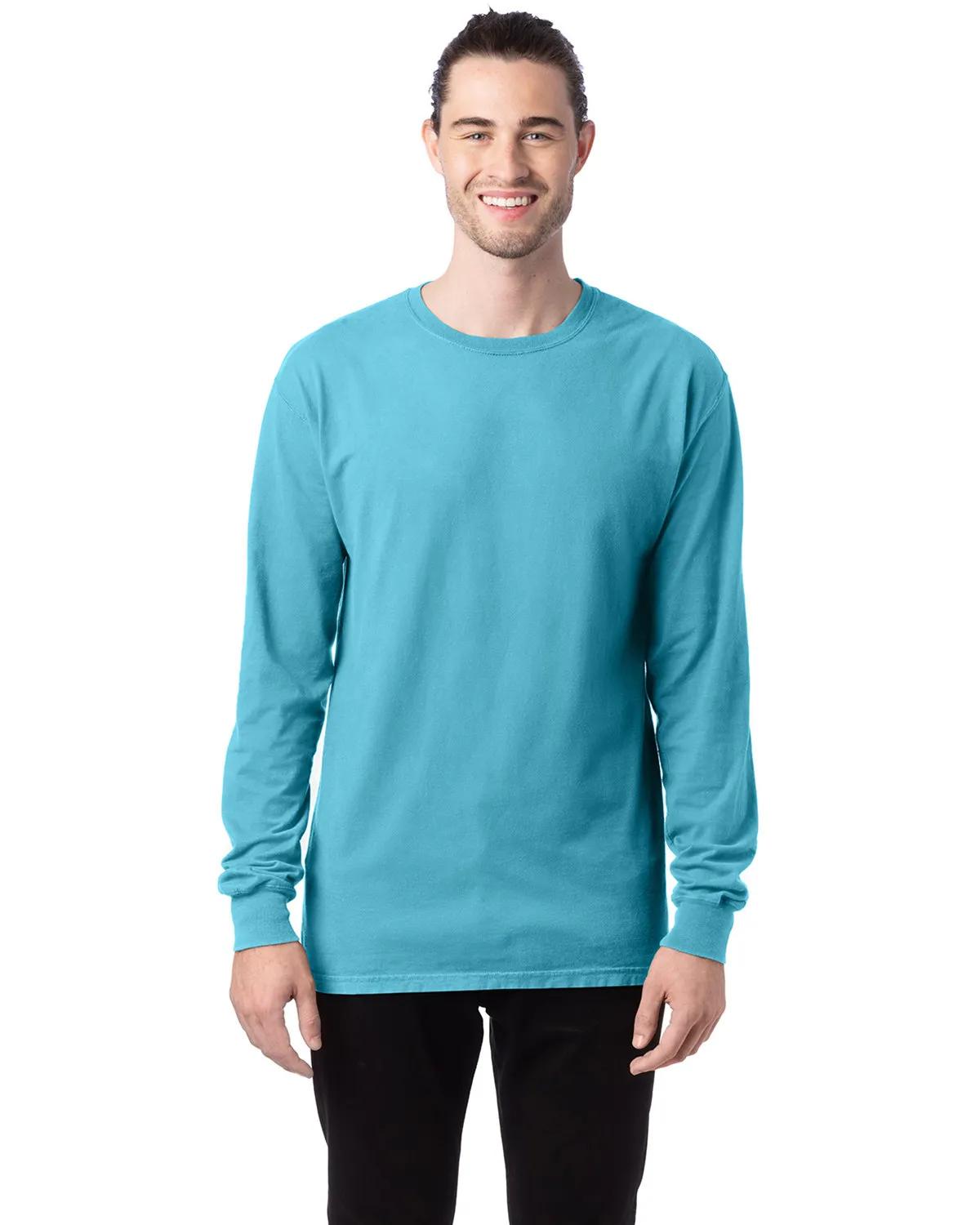 Unisex Garment-Dyed Long-Sleeve T-Shirt 27 of 158