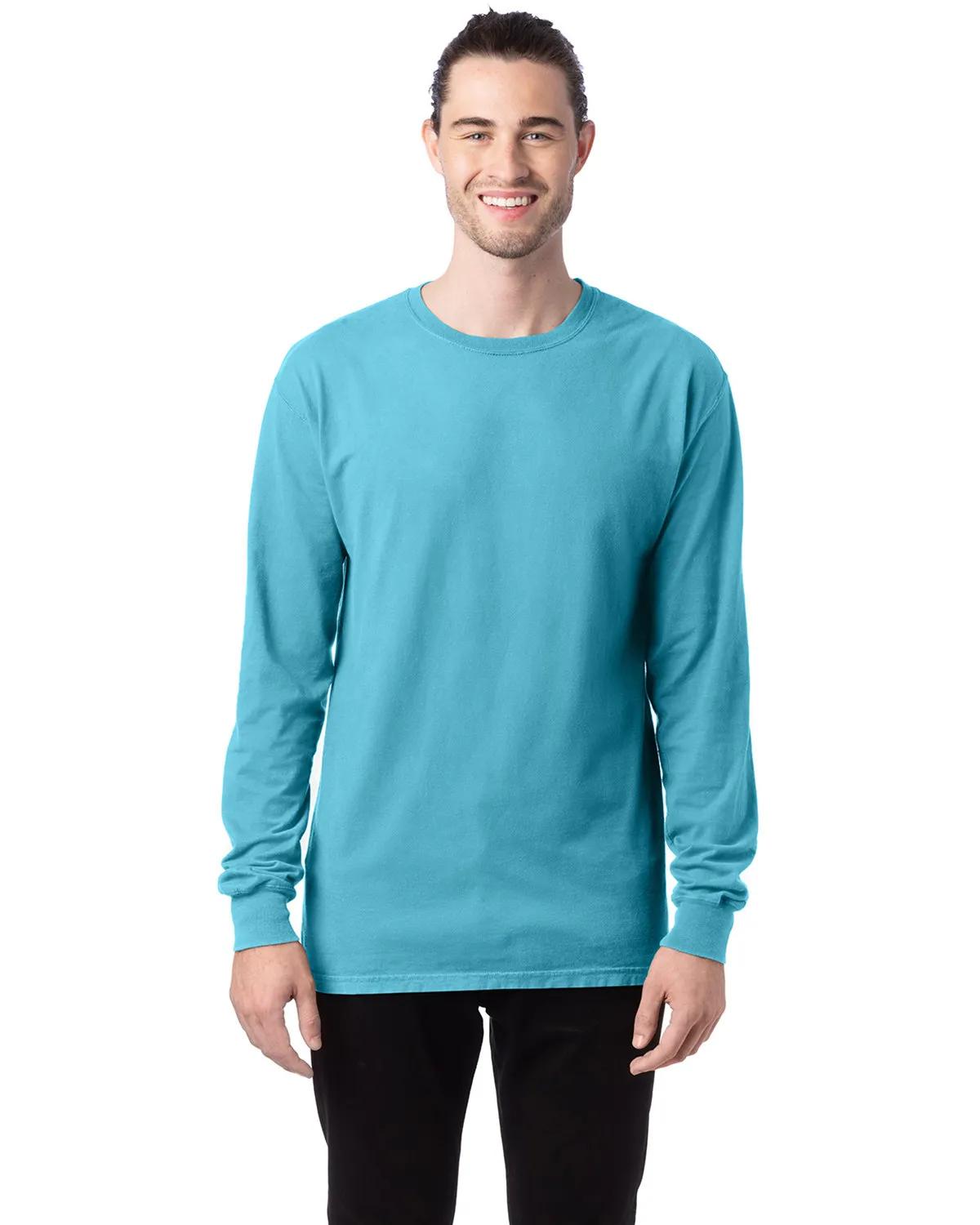 Unisex Garment-Dyed Long-Sleeve T-Shirt 25 of 158