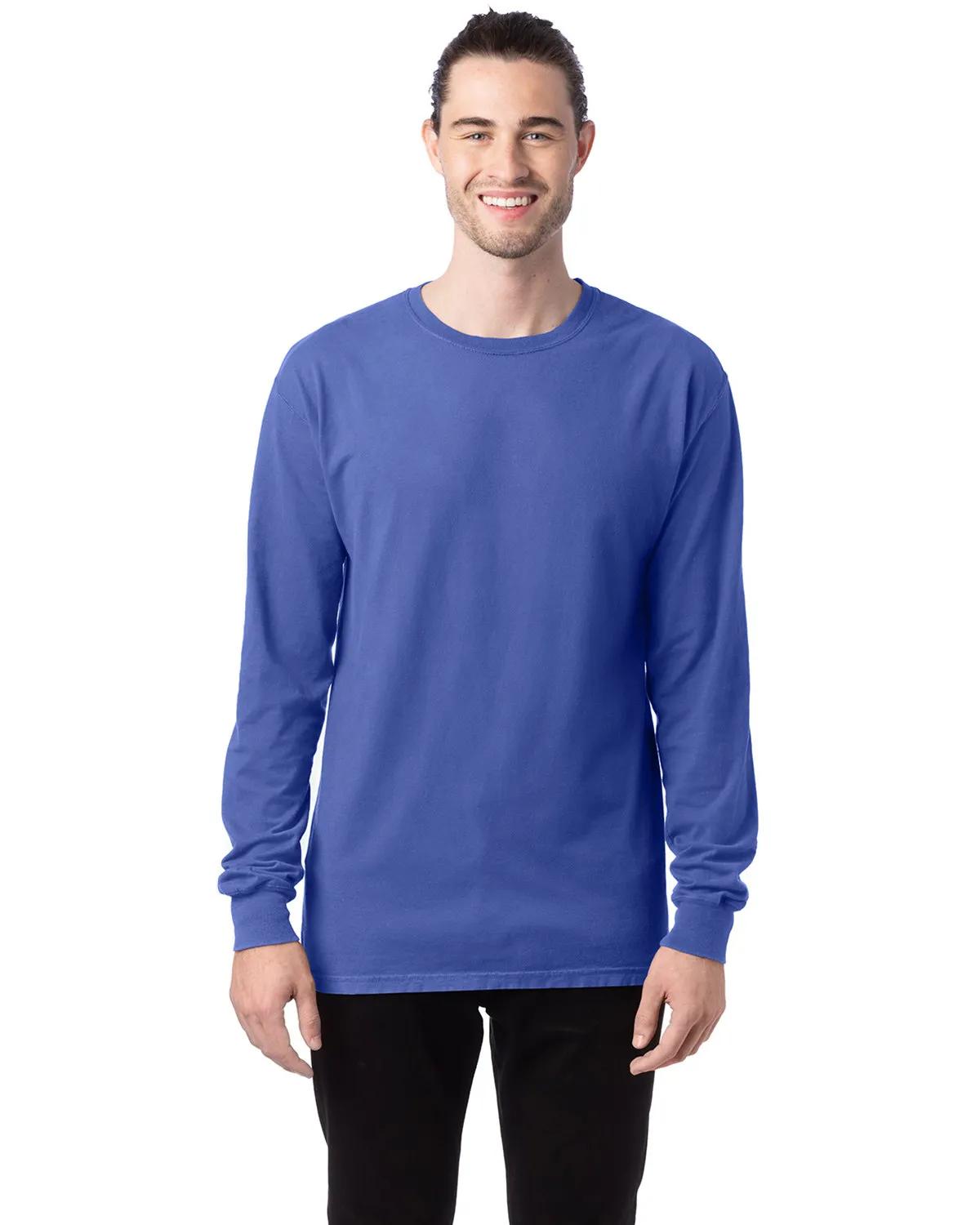 Unisex Garment-Dyed Long-Sleeve T-Shirt 13 of 158